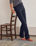 Pantalon bootcut Hampshire-Bleu marine