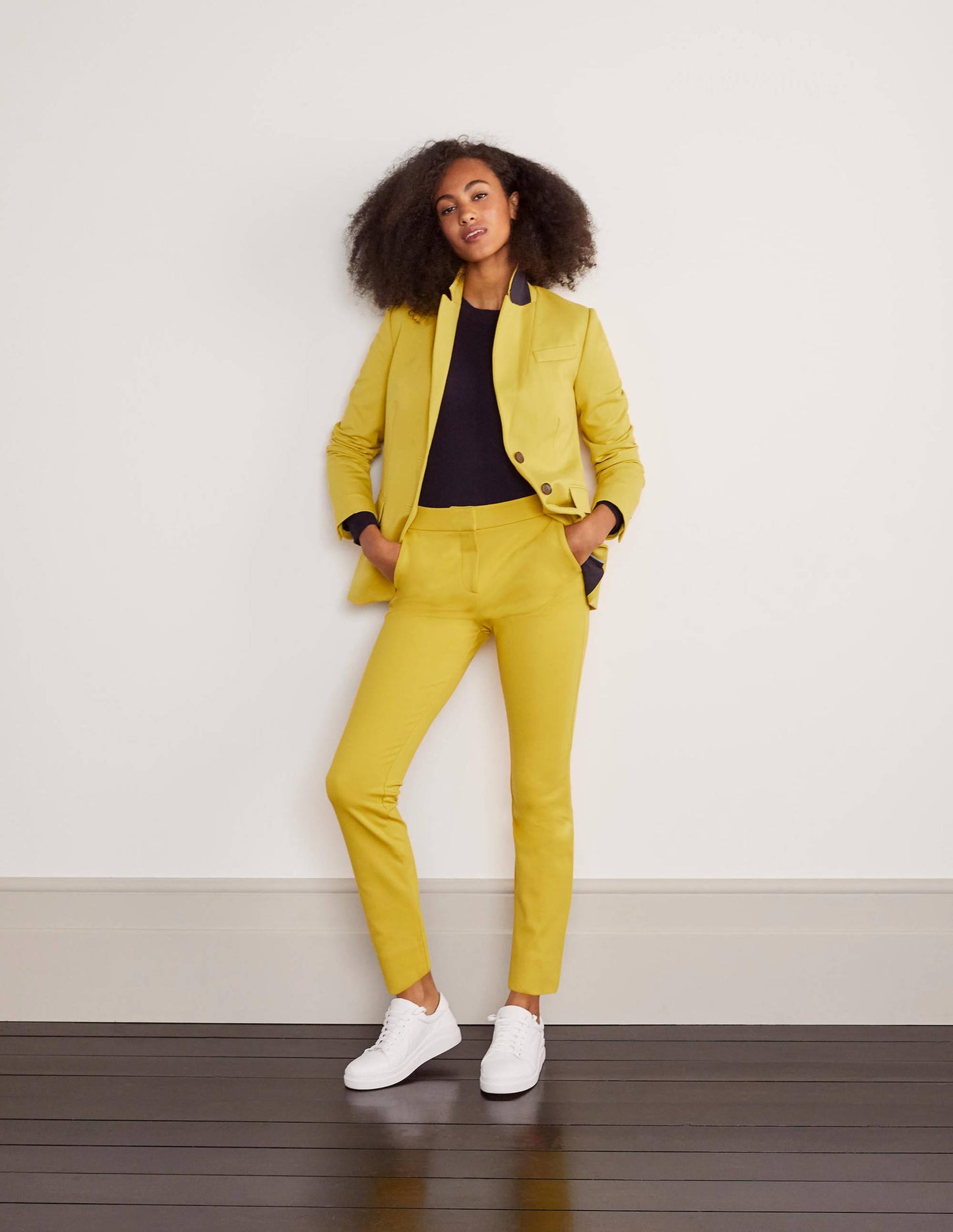 Smyth Ponté-Blazer-Schwefelgelb