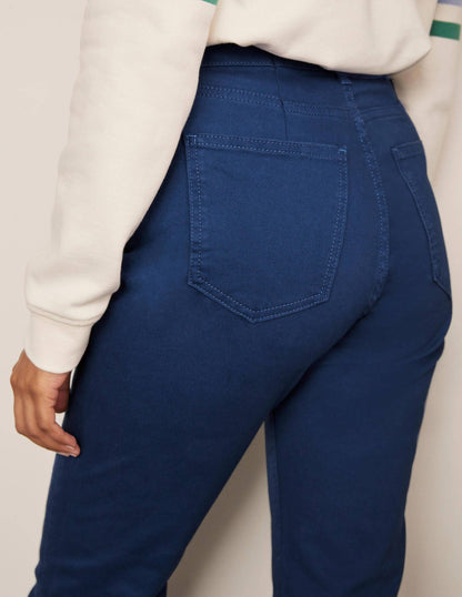 Jean slim droit longueur cheville-Bleu abyssal-3