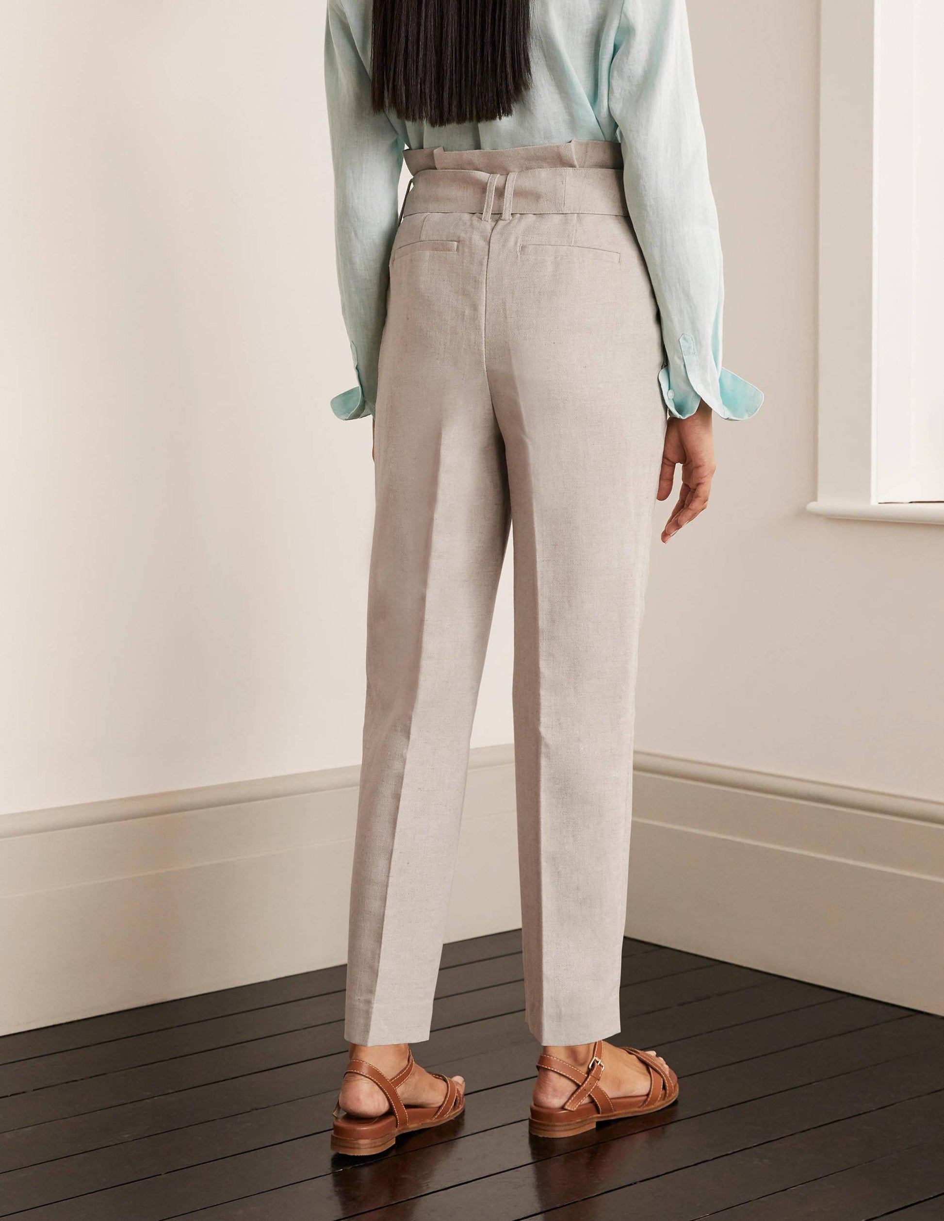Ludgate Paperbag-Hose-Ecru-2