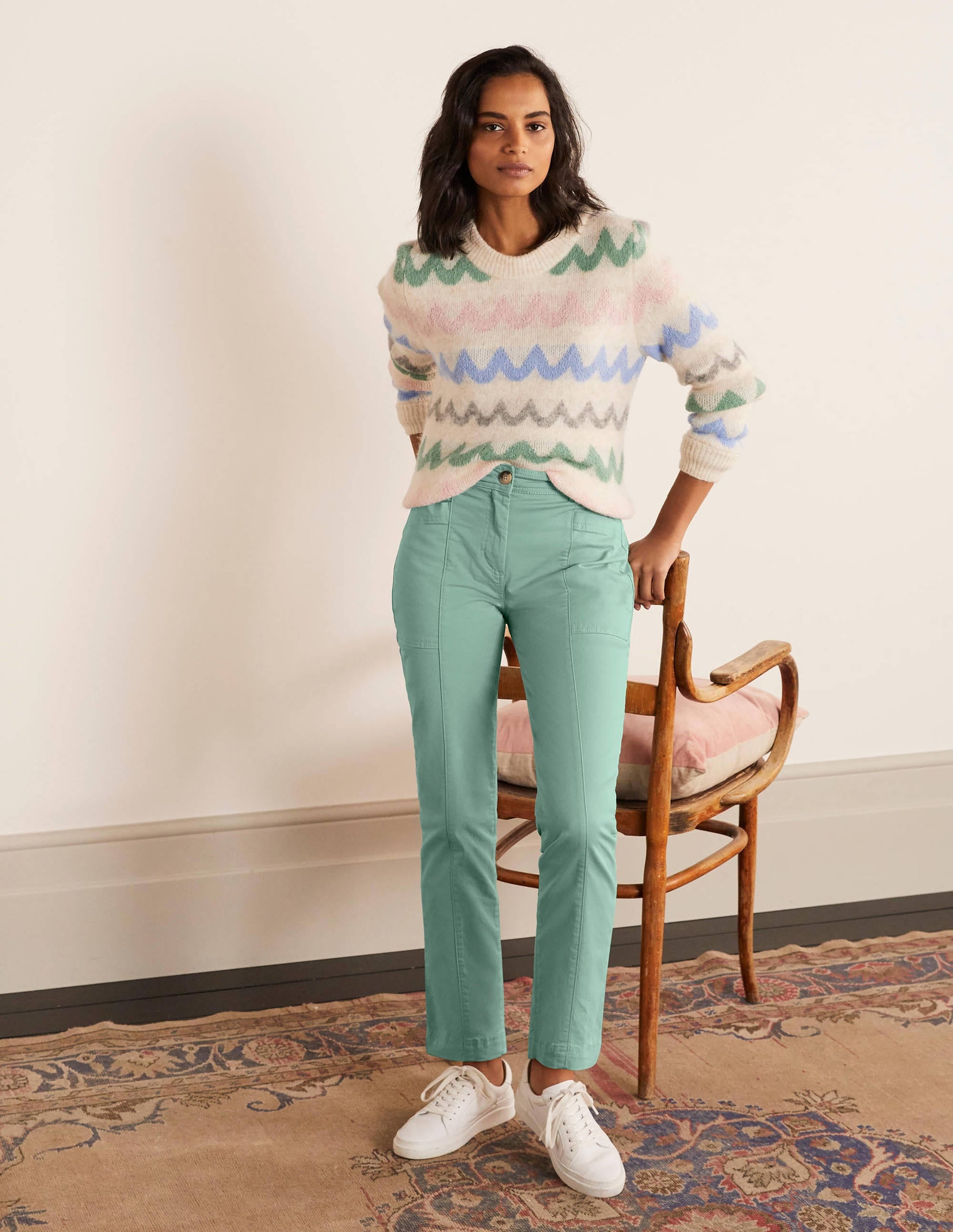 Pantalon chino Abingdon-Menthe pomme - Image 4