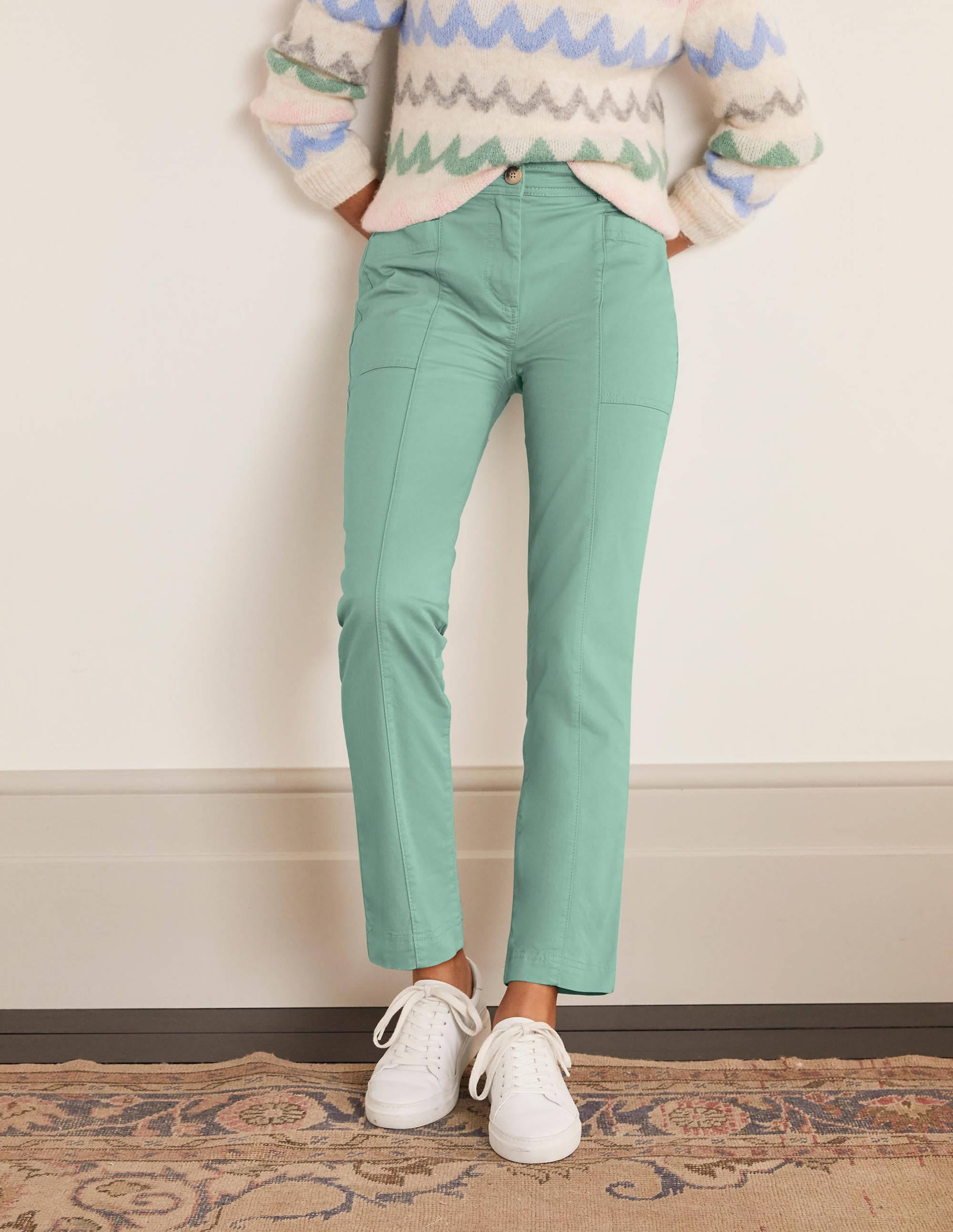 Pantalon chino Abingdon-Menthe pomme - Image 1