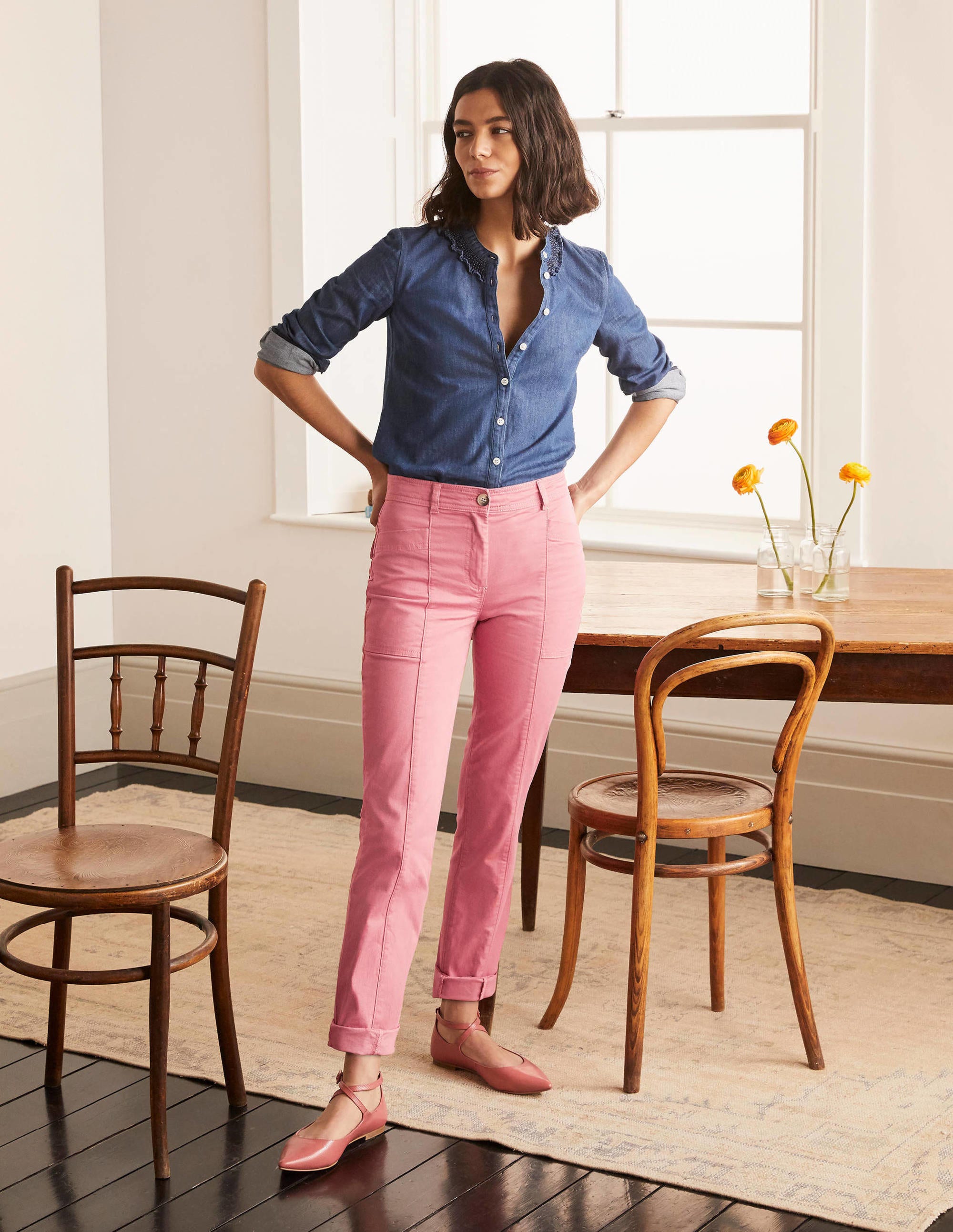 Pantalon chino Abingdon-Rouge ancien - Image 1
