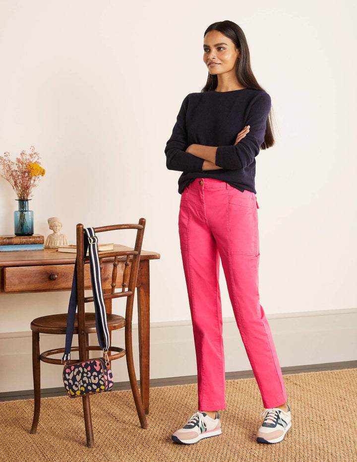 Abingdon Chinohose-Sonnenuntergangsrosa