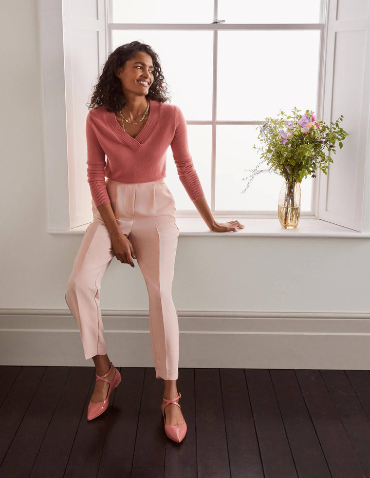 Albemarle Pull On Trousers-Milkshake