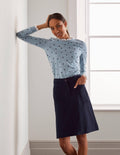 Abingdon Mini Skirt-Navy