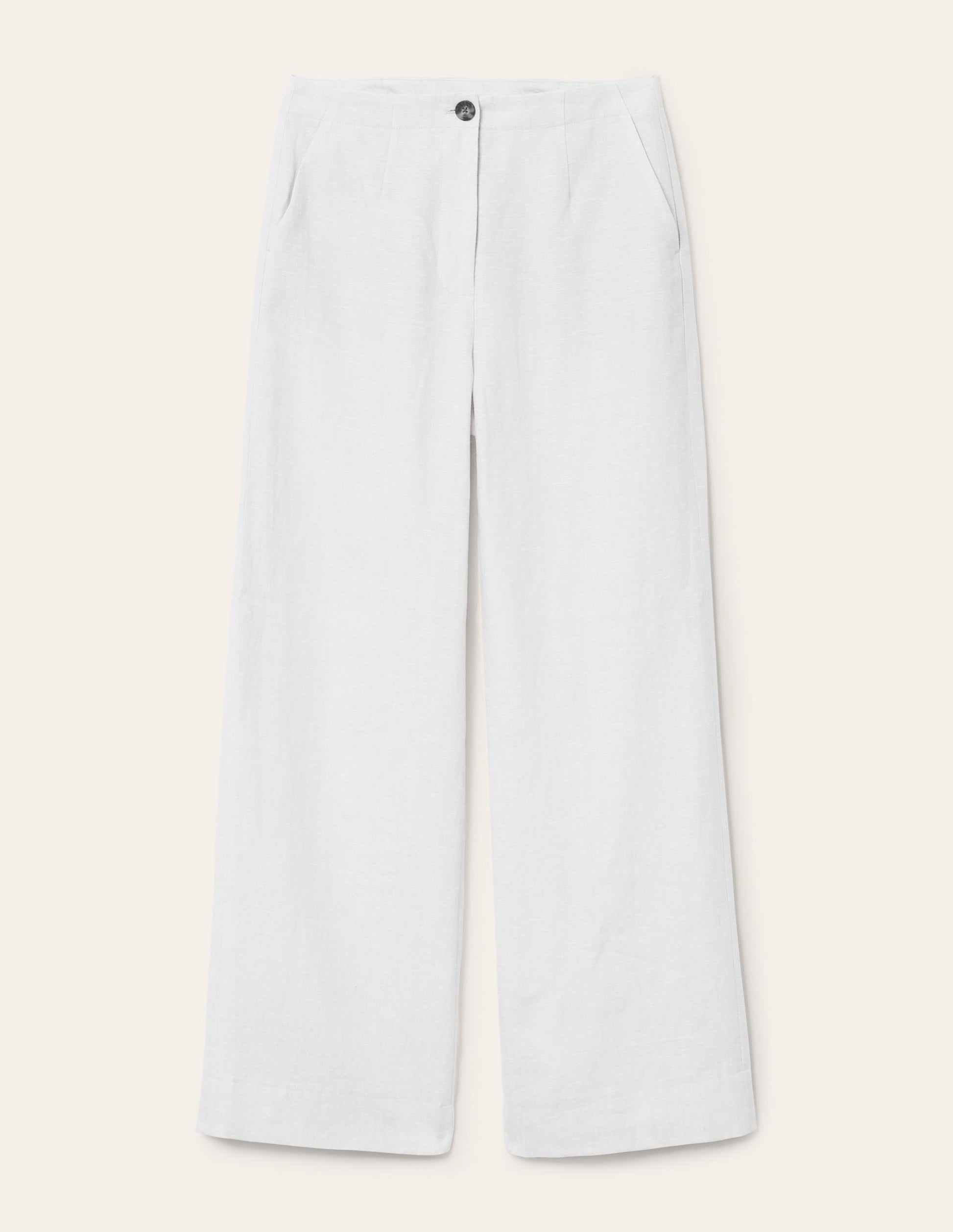 Pantalon Eldon en lin-Blanc-6