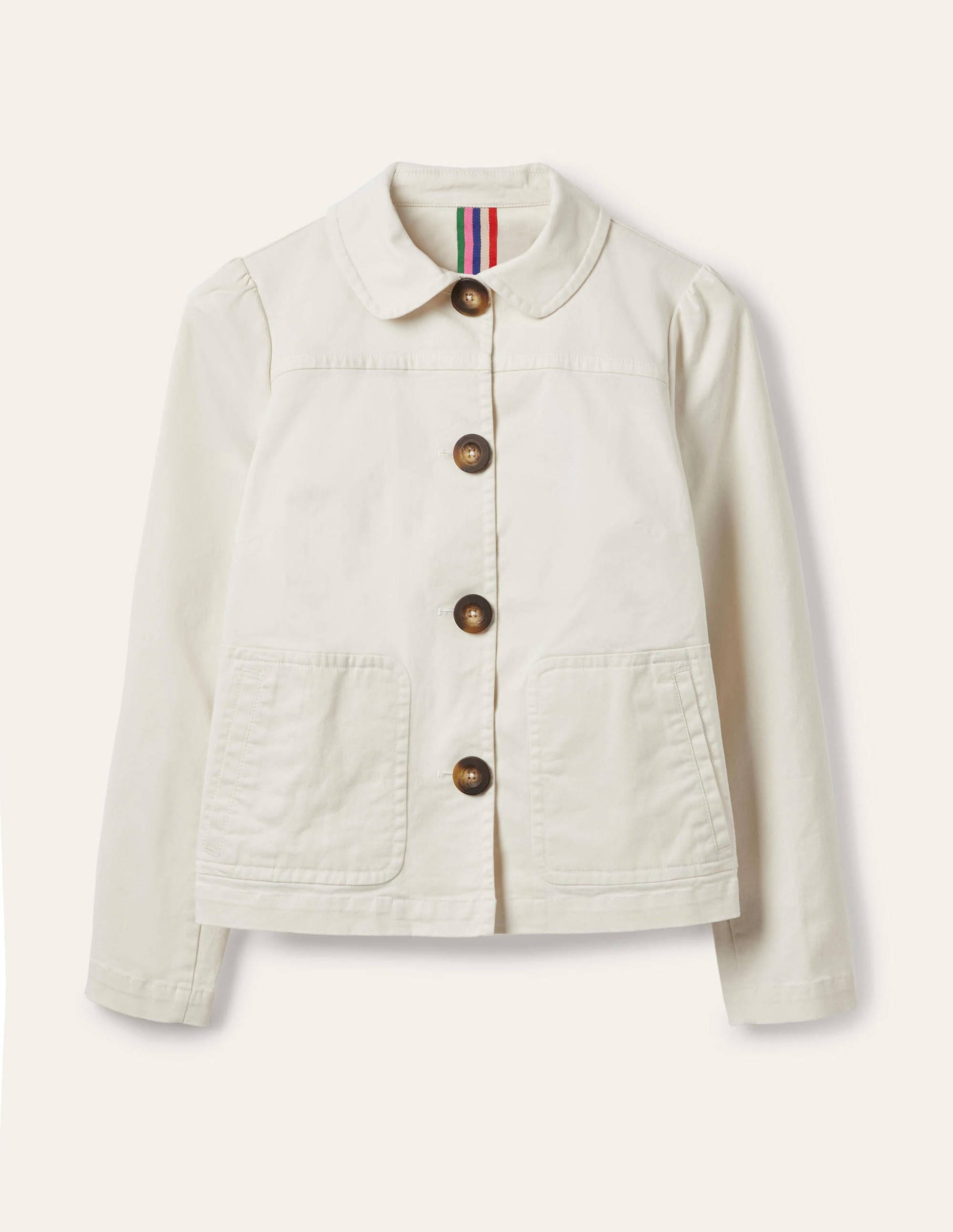 Jacke mit Taschendetails-Ecru-6