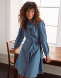 Robe-chemise Charlotte-Denim vintage moyen