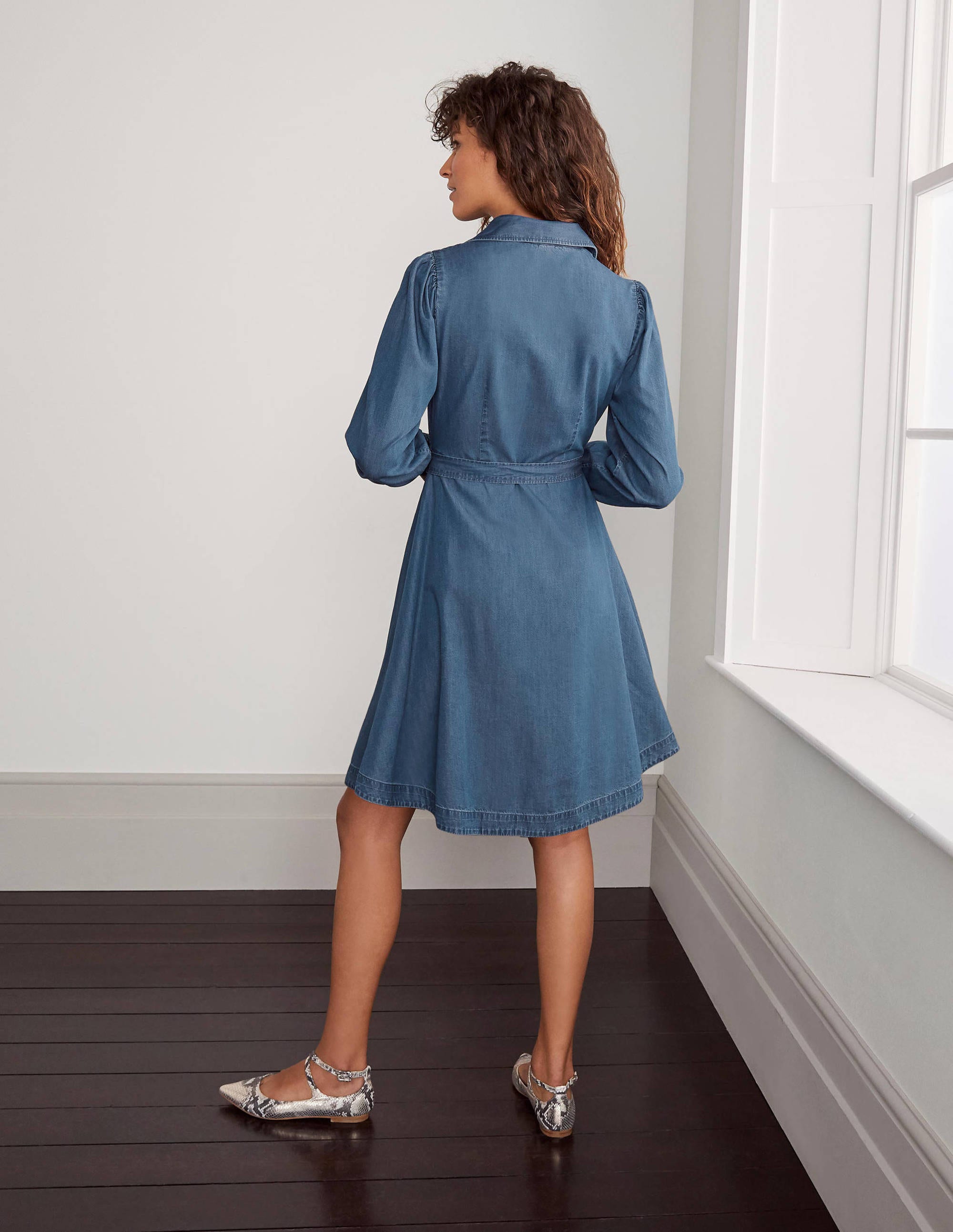 Robe-chemise Charlotte-Denim vintage moyen - Image 3