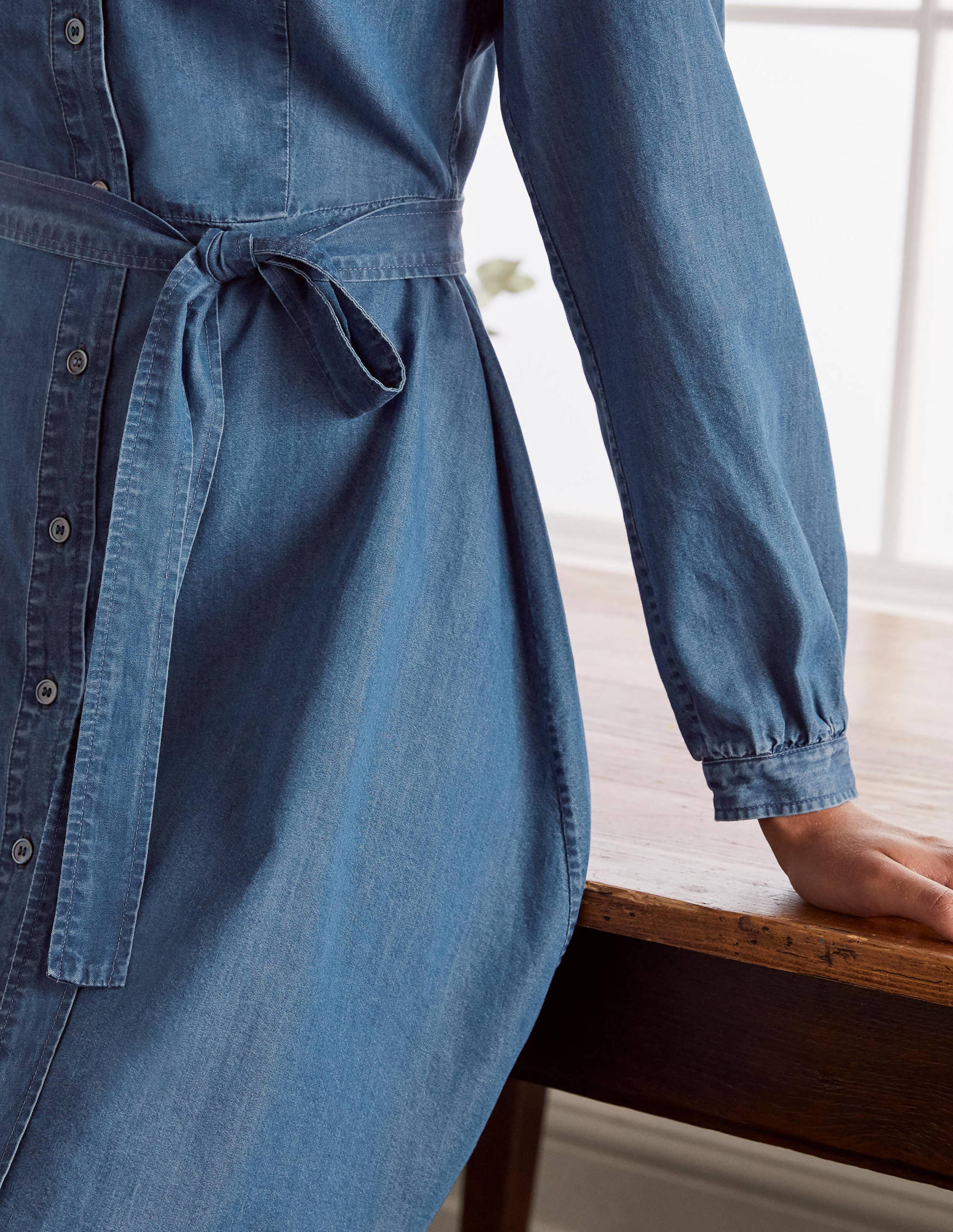 Robe-chemise Charlotte-Denim vintage moyen - Image 4