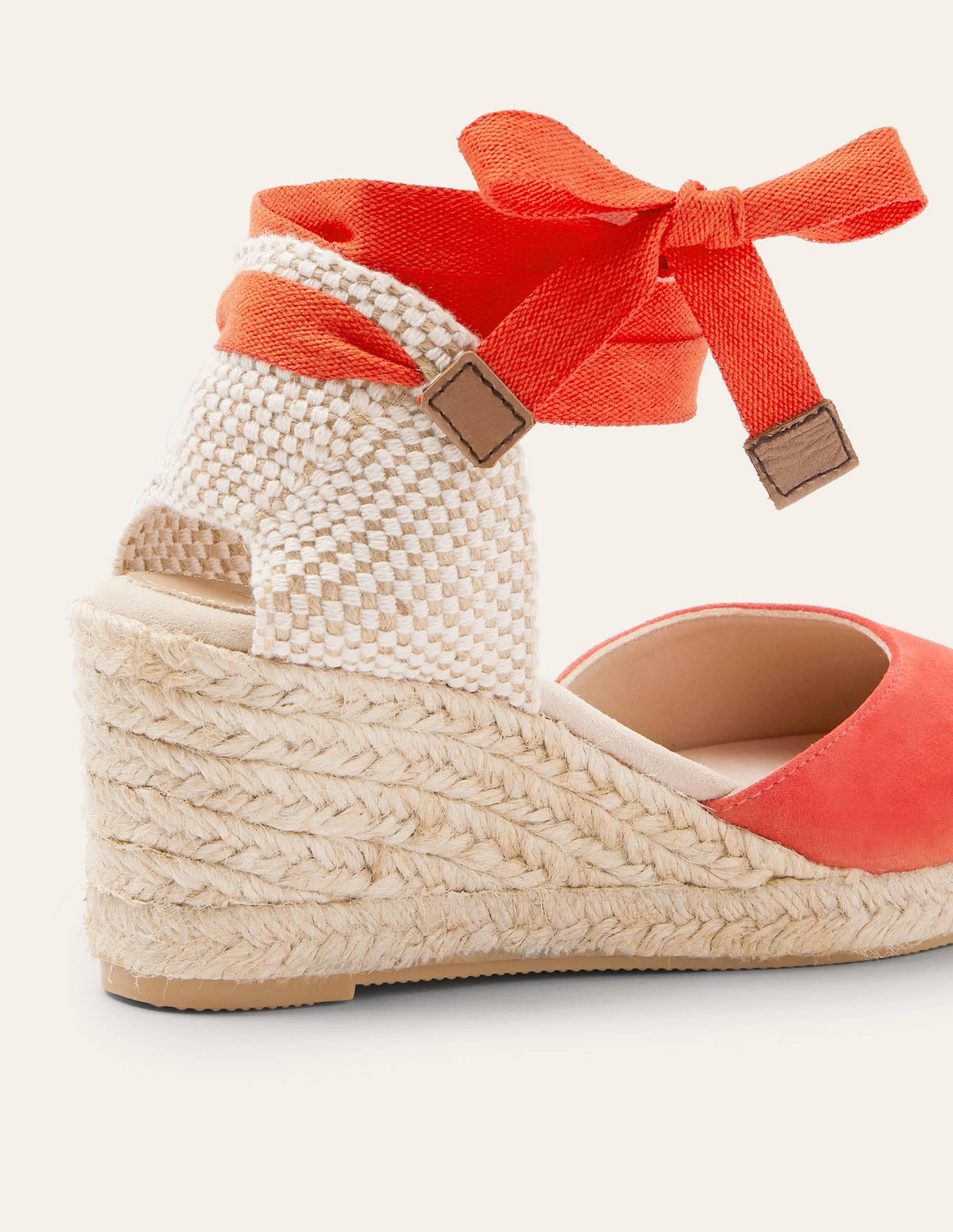 Cassie Espadrilles mit Keilabsatz-Kirschrot - Image 3