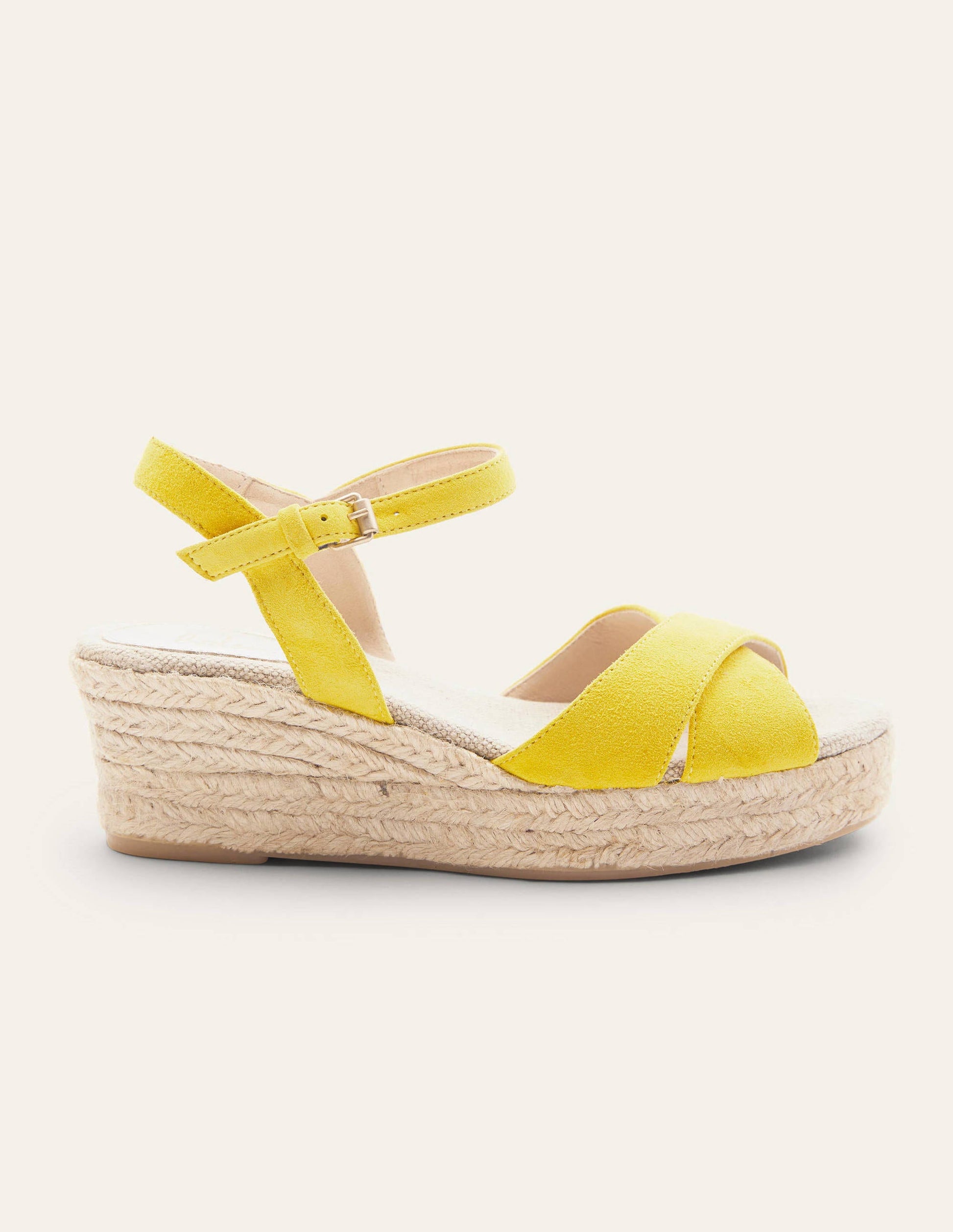 Compensées Jasmine façon espadrilles-Chartreuse-2