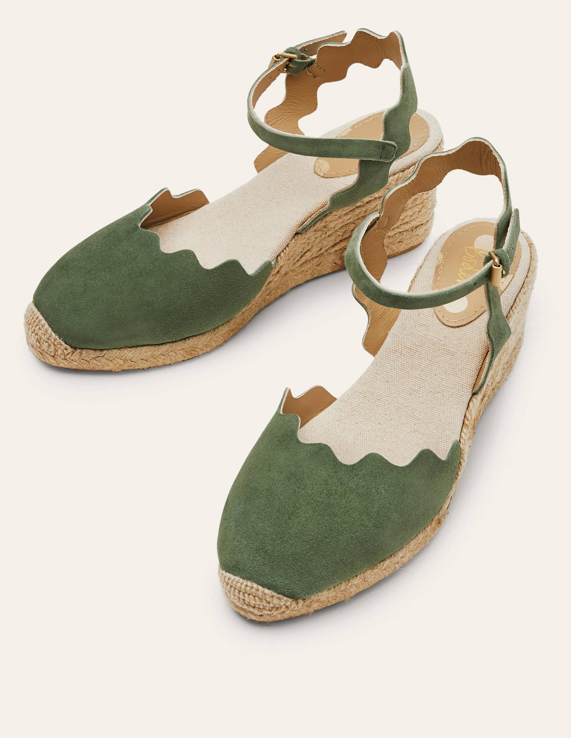 Compensées Nadine façon espadrilles-Aulne-1