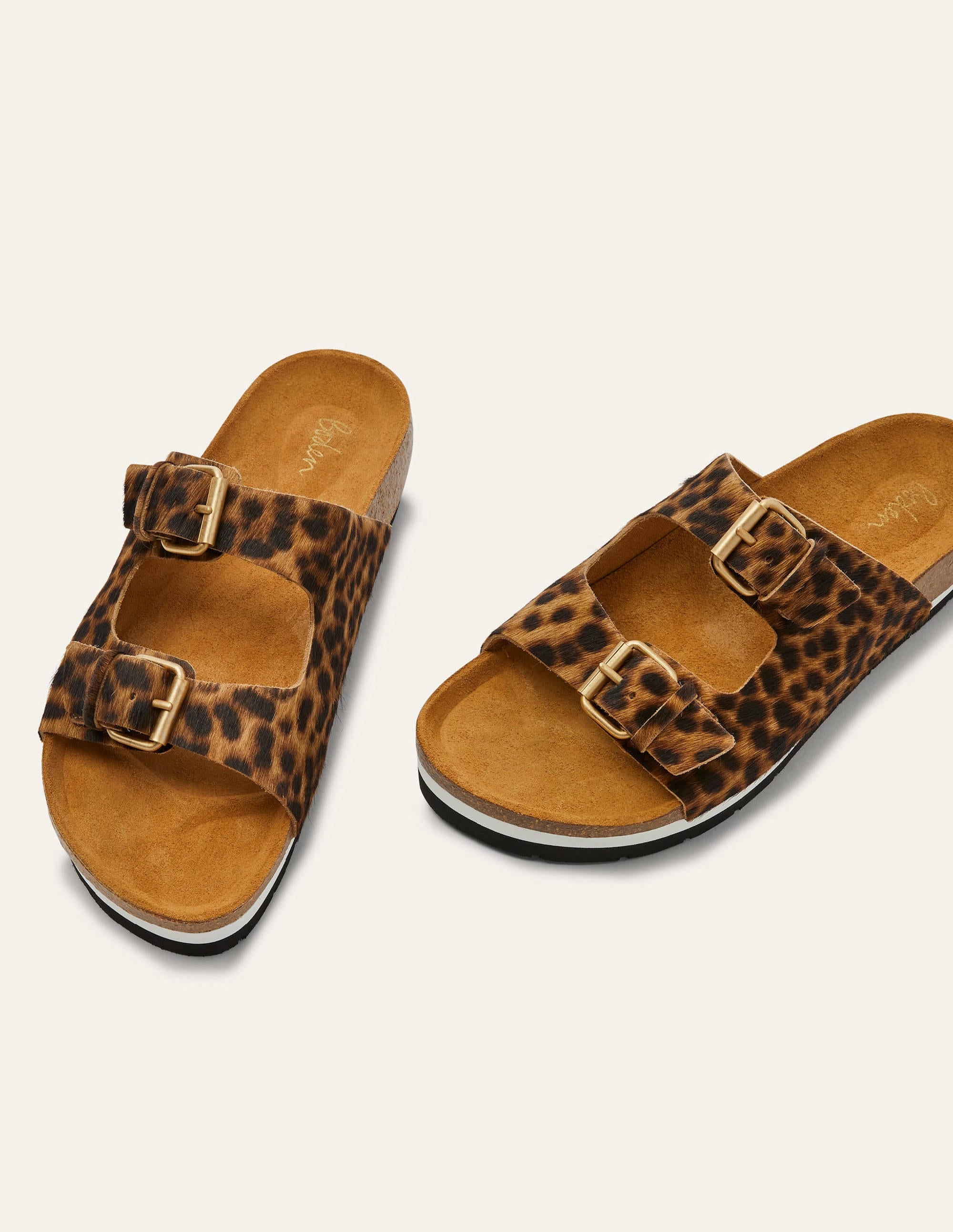 Ottoline Sandalen-Hellbraun, Leopardenmuster - Image 1