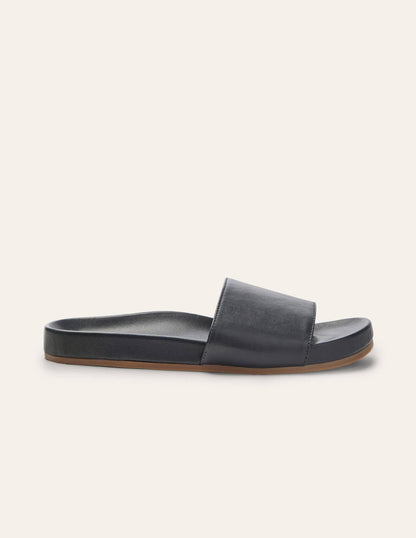 Elsie Mule Sandals-Navy