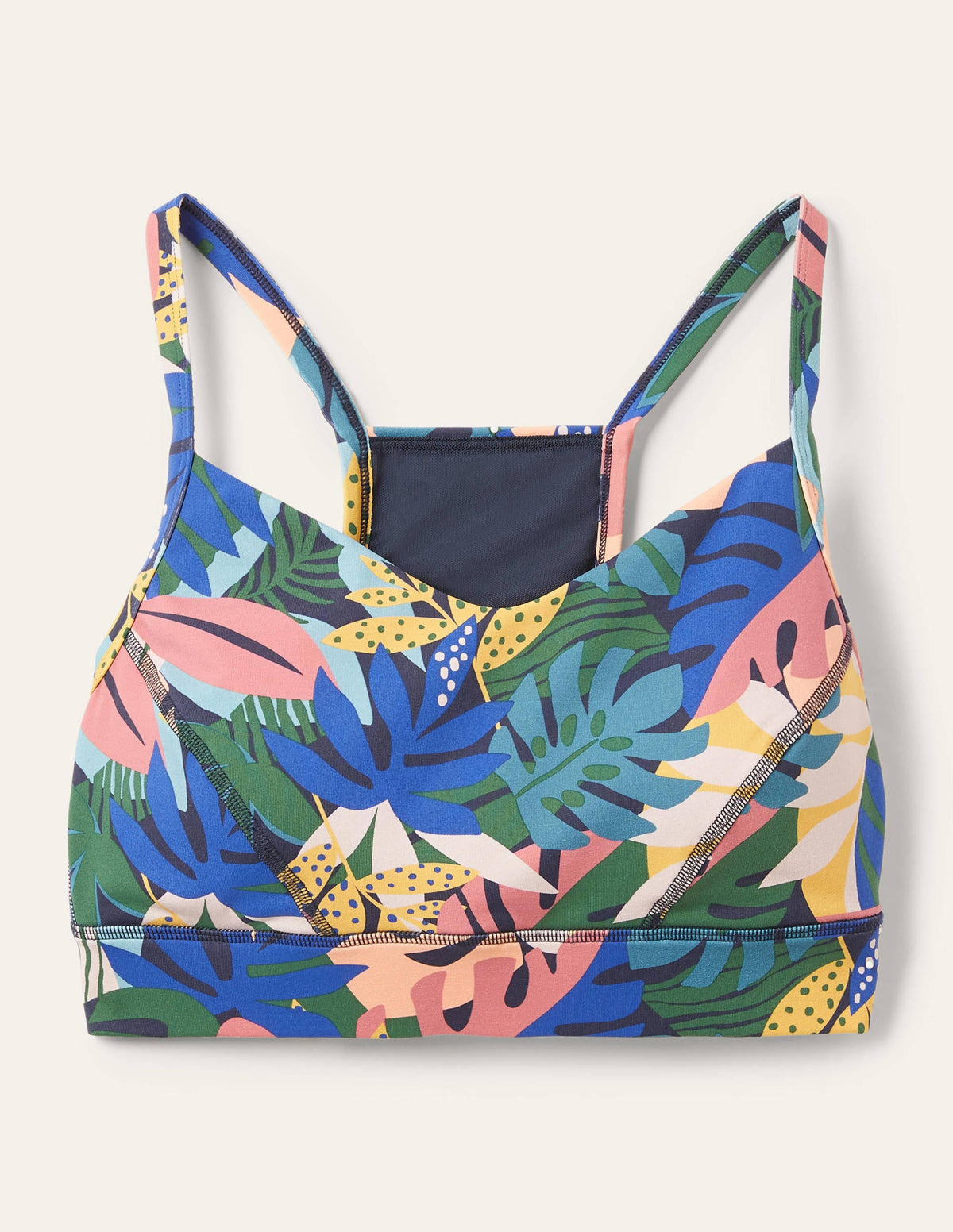 Jessica Active Bra-Navy, Leafy Tropics - Image 5