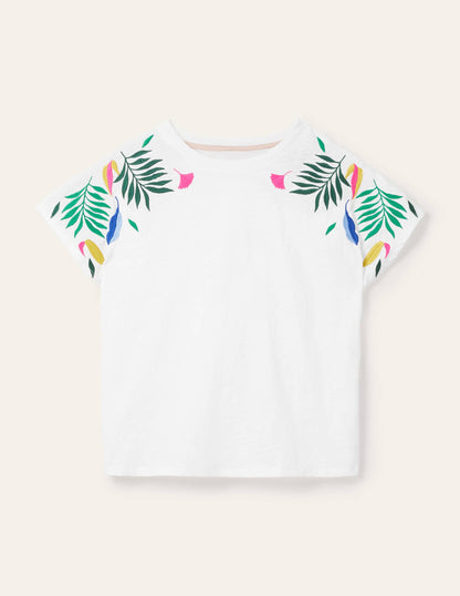 Lena Jersey-T-Shirt mit Stickerei-Weiß/Bunt, Stickerei-6