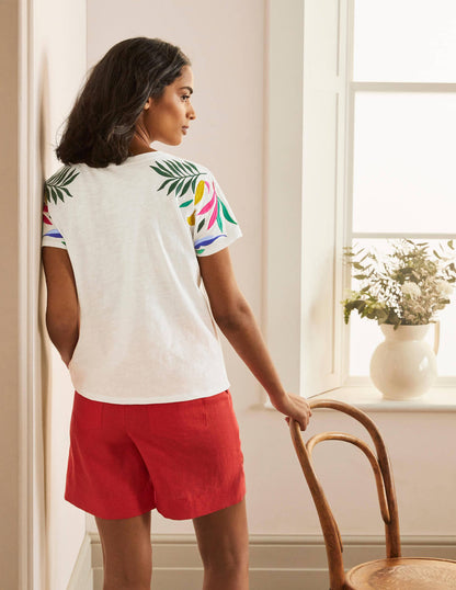 Lena Jersey-T-Shirt mit Stickerei-Weiß/Bunt, Stickerei-3