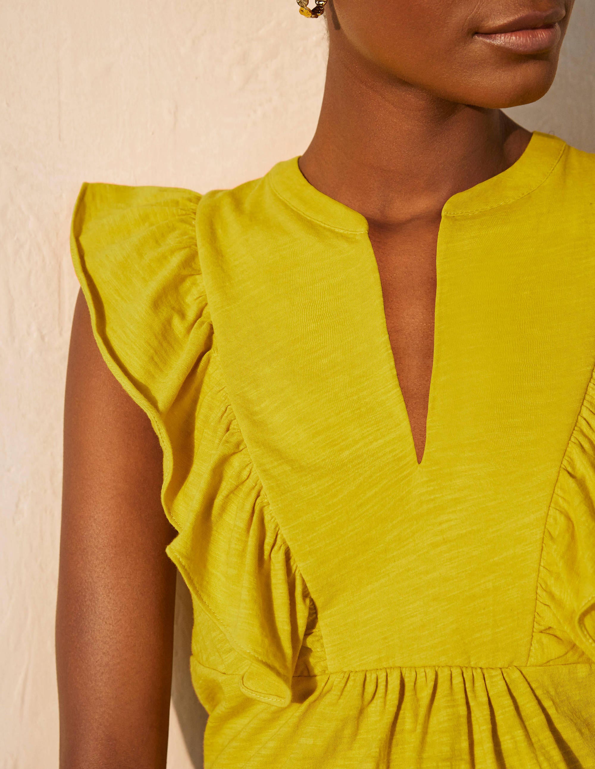 Judith Jerseyshirt-Schwefelgelb - Image 4