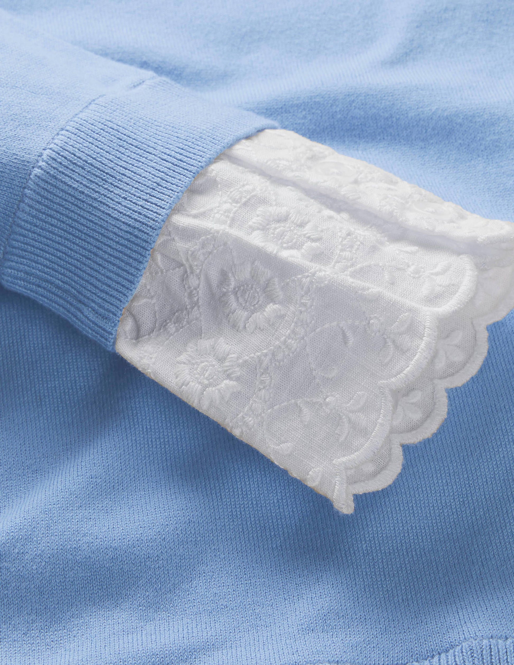 Pull Lauderdale volanté en coton-Hazy Blue-6