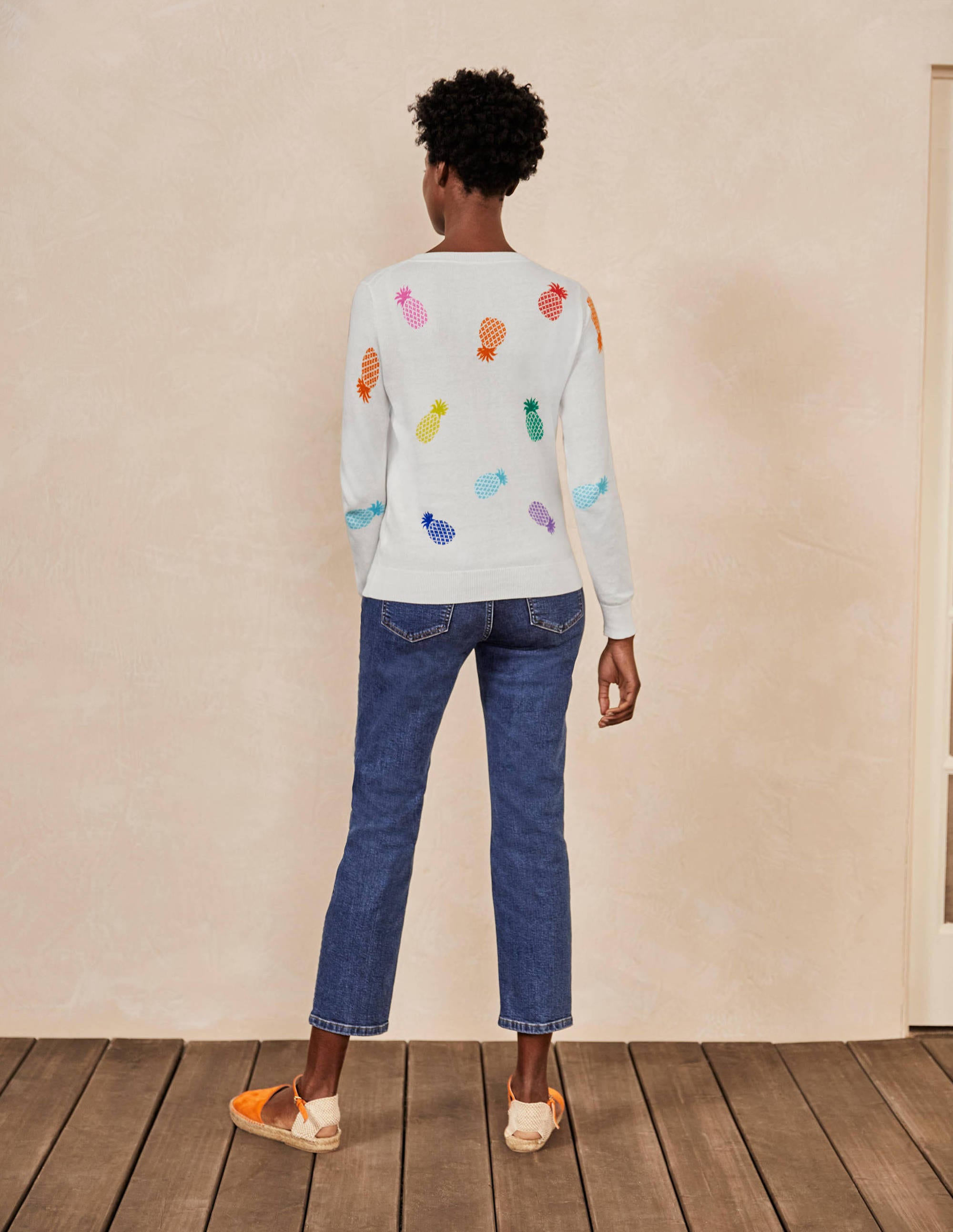 Pull Banbury en coton-Ananas ivoire - Image 3
