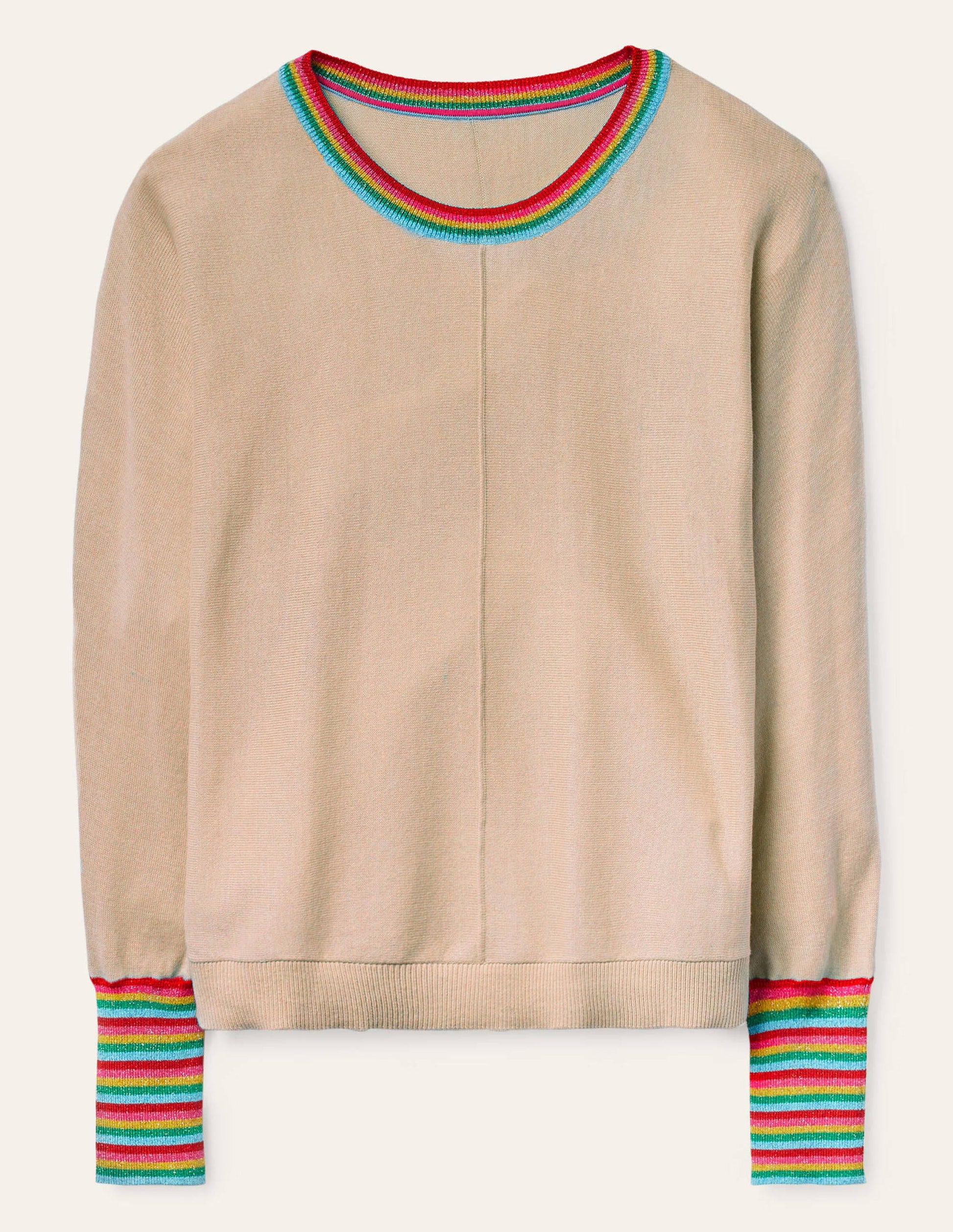 Pull Lytton étincelant-Avoine chiné-5