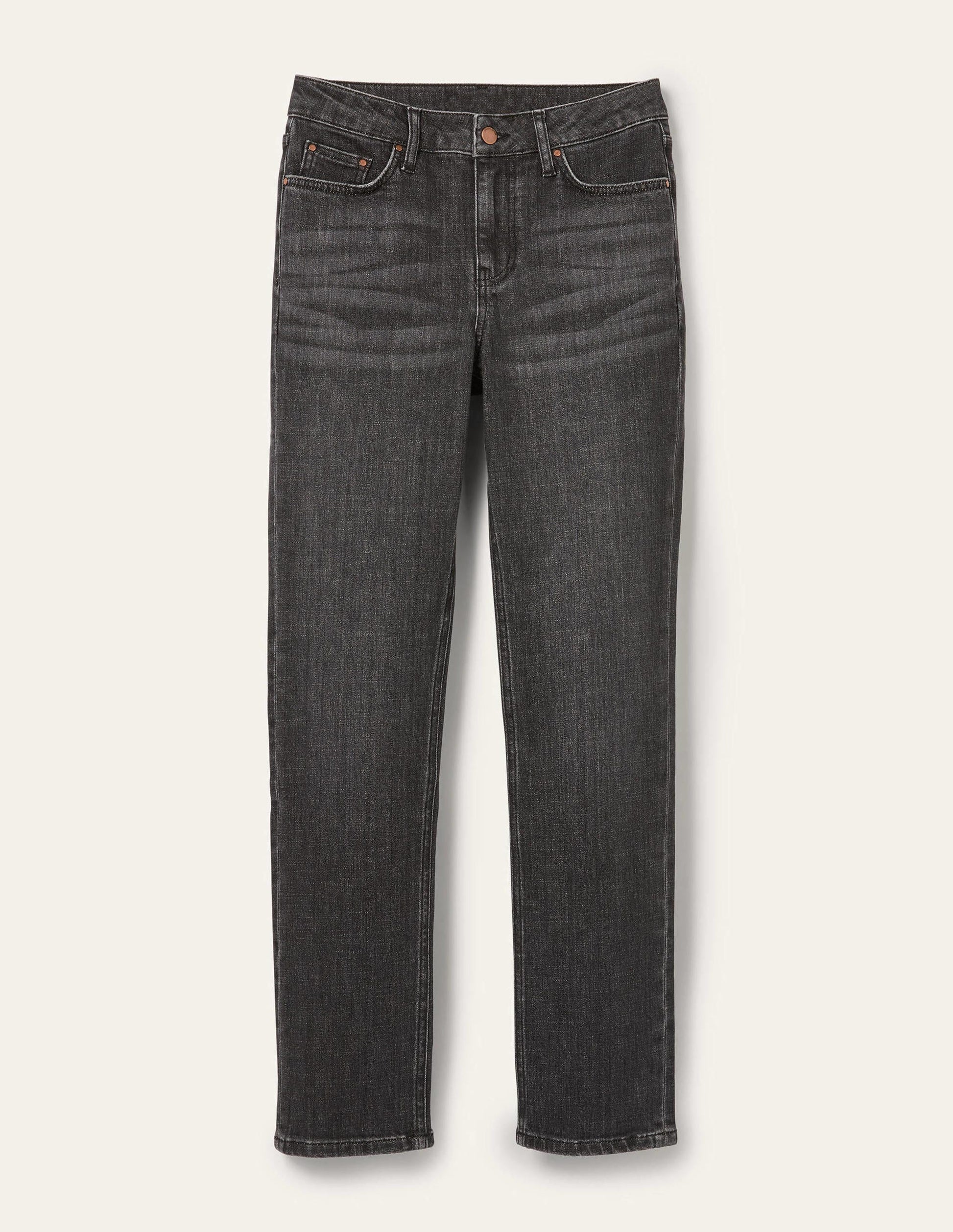 Schmale Jeans mit geradem Bein-Authentisches Grau-6