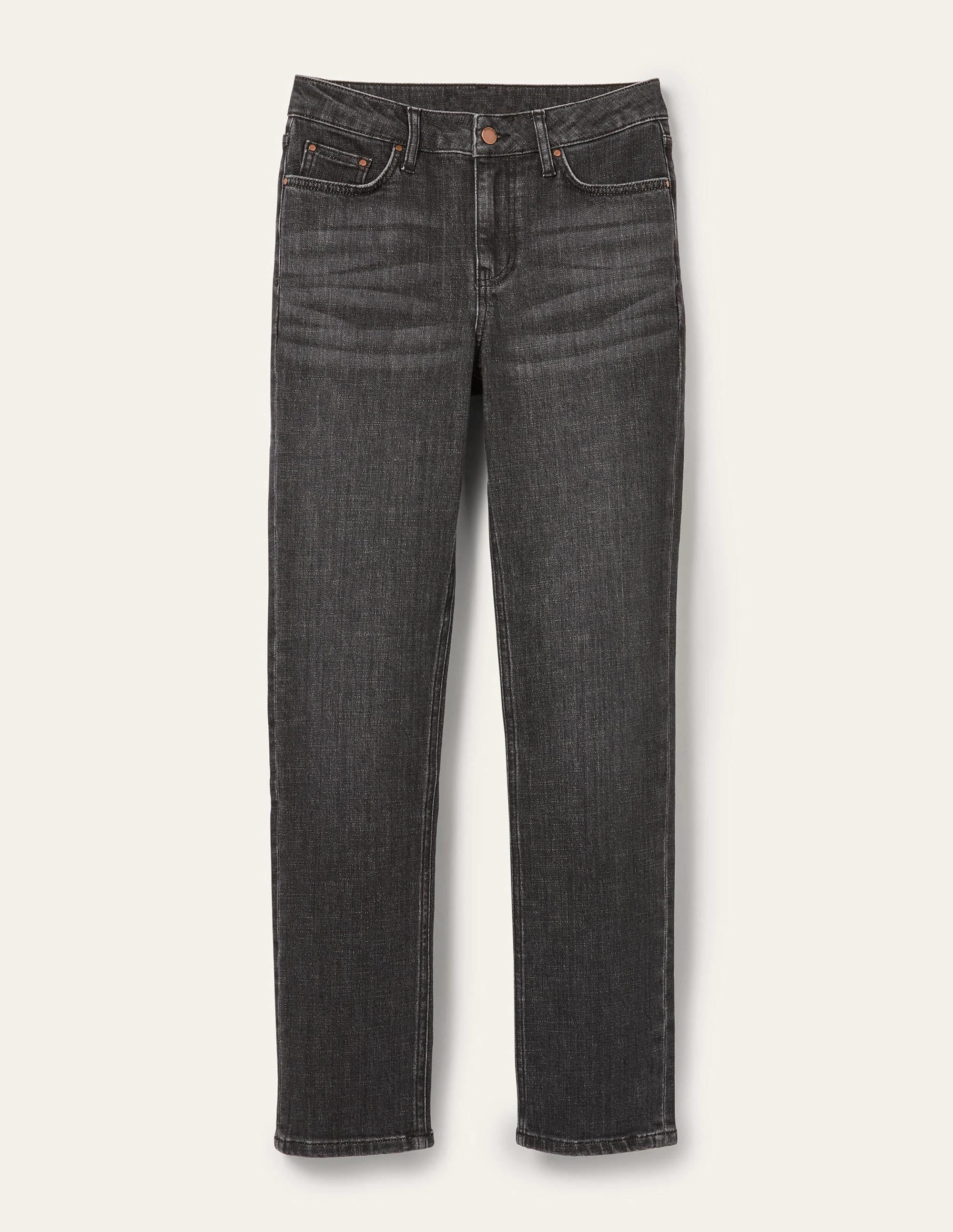 Schmale Jeans mit geradem Bein-Authentisches Grau - Image 6