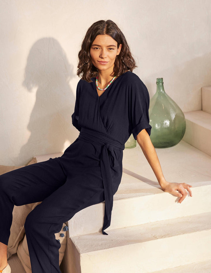 Alice Wickel-Jumpsuit-Marineblau