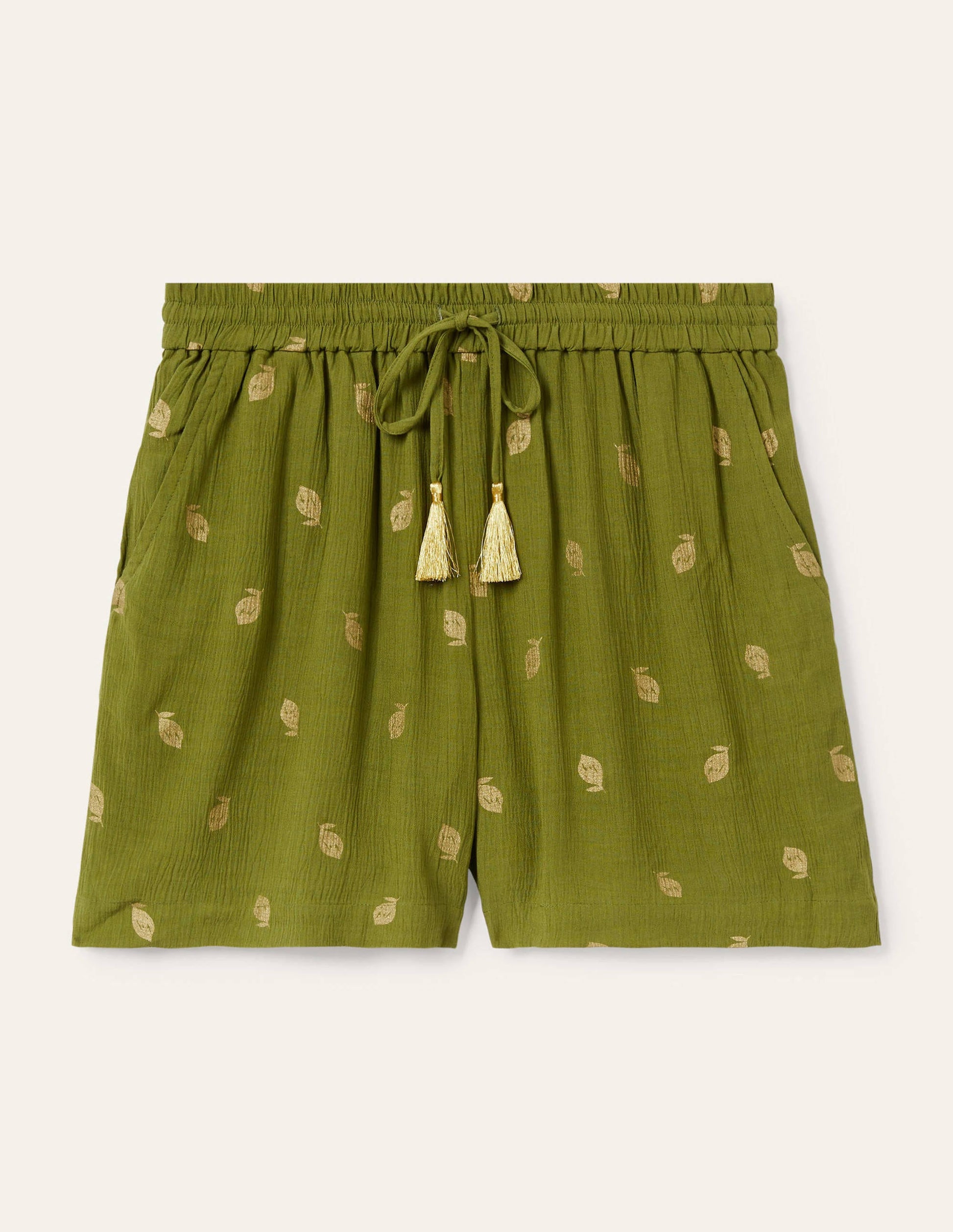 Bembridge Shorts-Pea, Citrus Fruit Foil-6