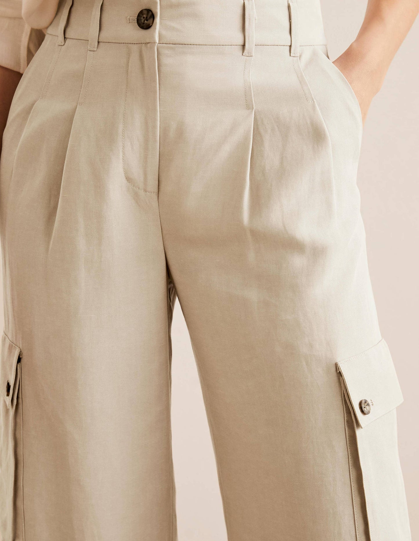 Ailesbury Cargo Trousers-Sand