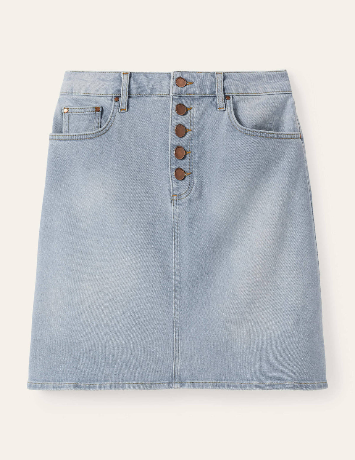 Amelie Girlfriend-Rock-Denim, Helle Waschung - Image 6
