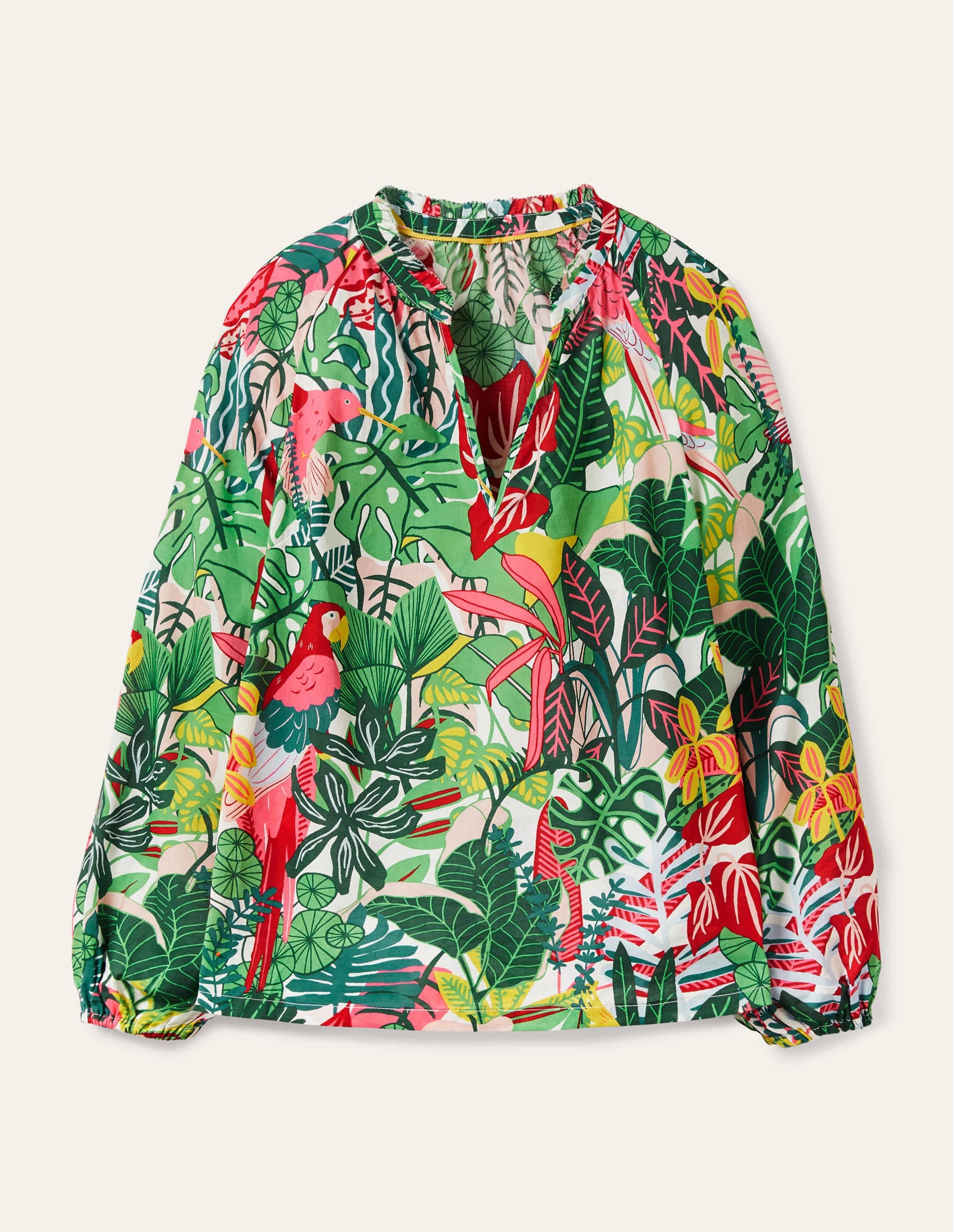 Top Heather-Feuille de palmier, motif Paradise Jungle - Image 5