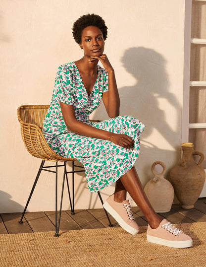 Tessa Midikleid-Naturweiß, Obstgarten-5