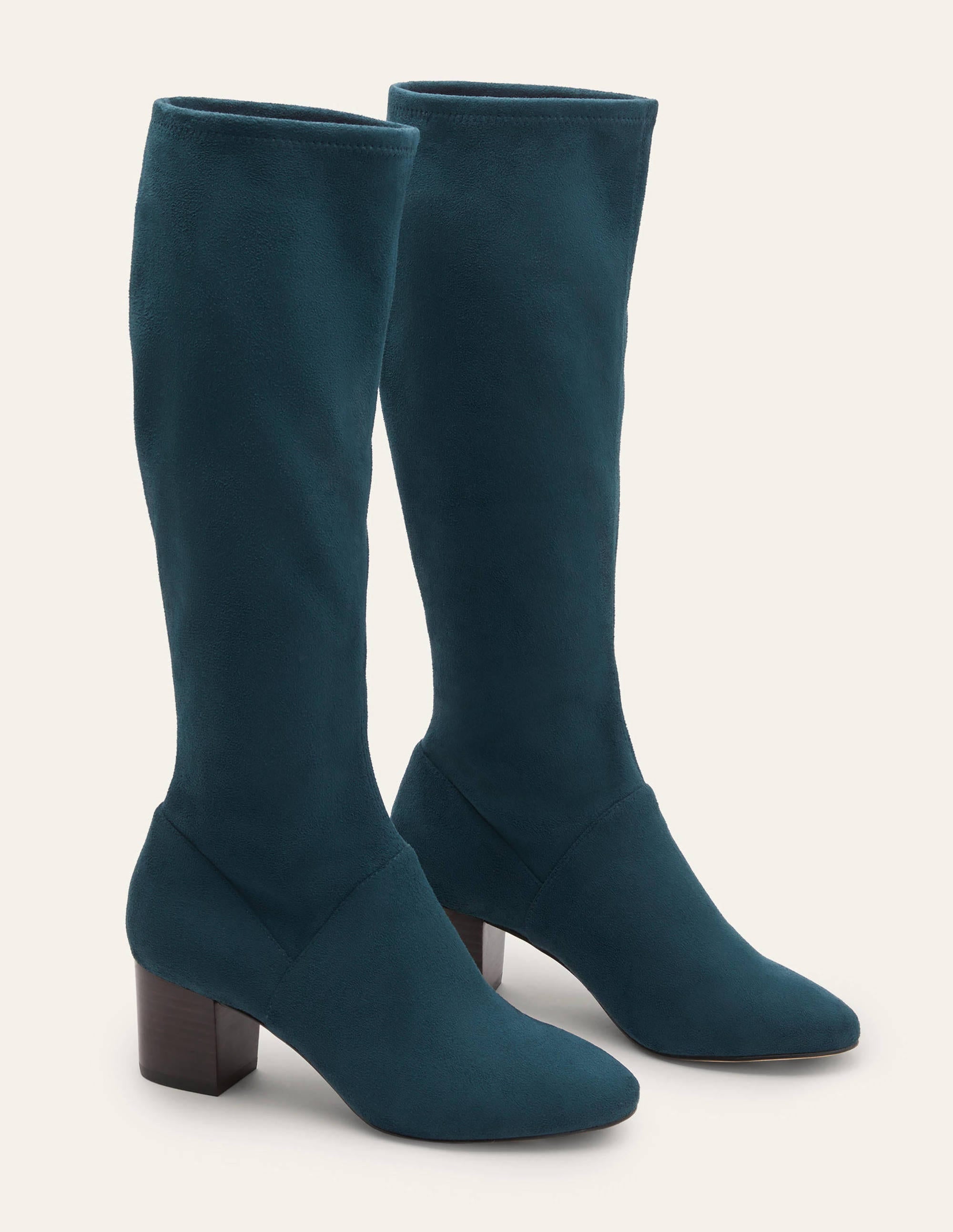 Stretchstiefel mit runder Zehenpartie-Algengrün - Image 3