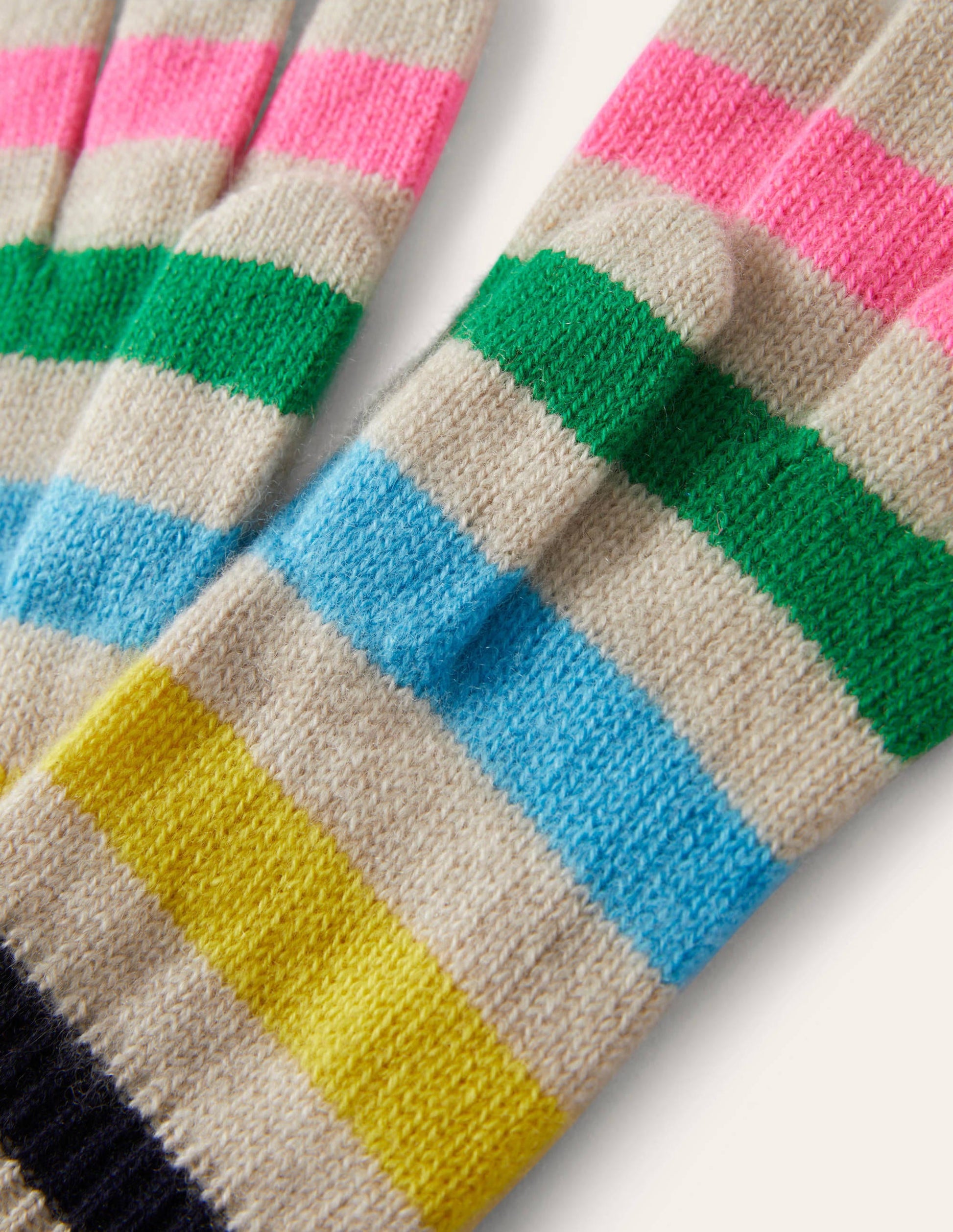 Gants en cachemire-Rayé multi-2