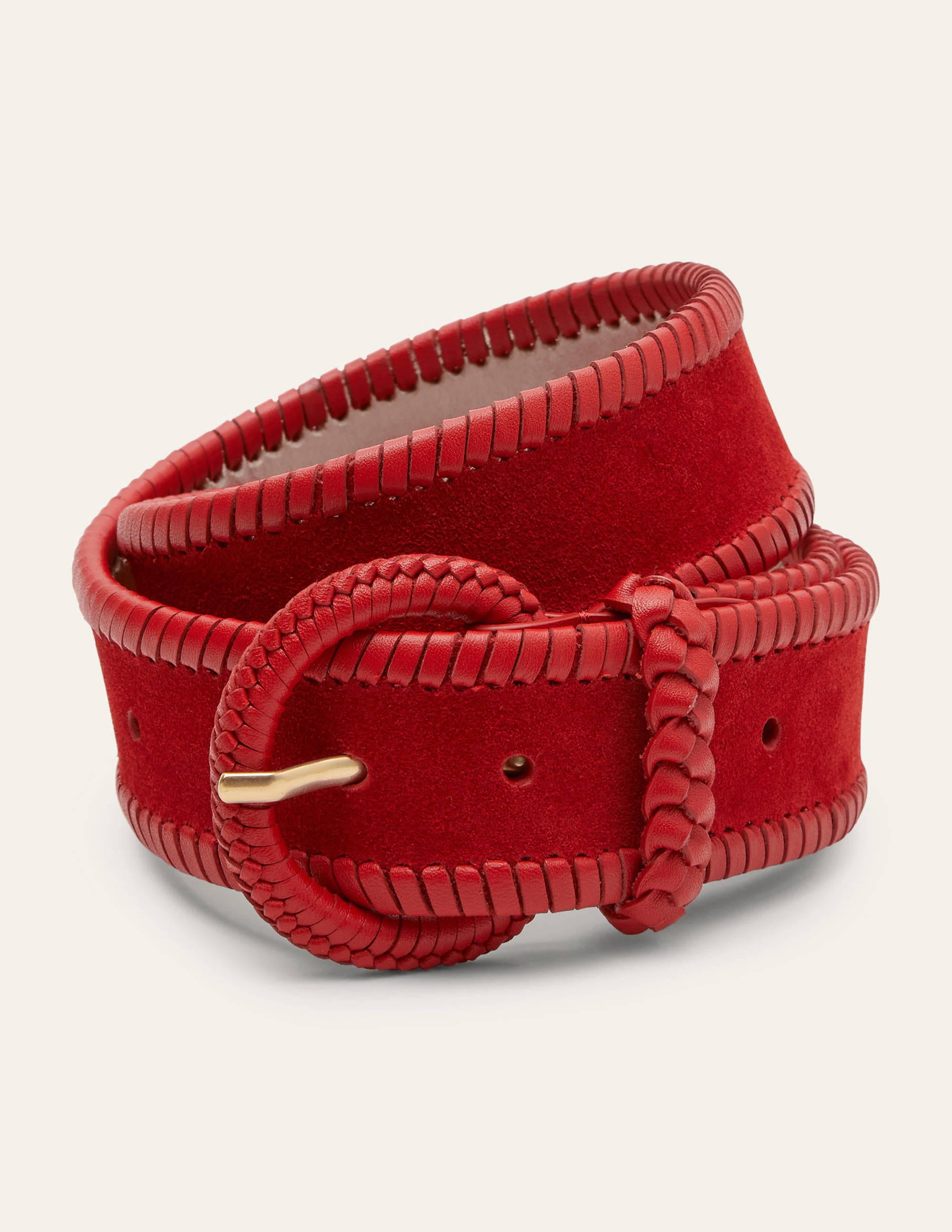 Ceinture tissée-Rouge - Image 1