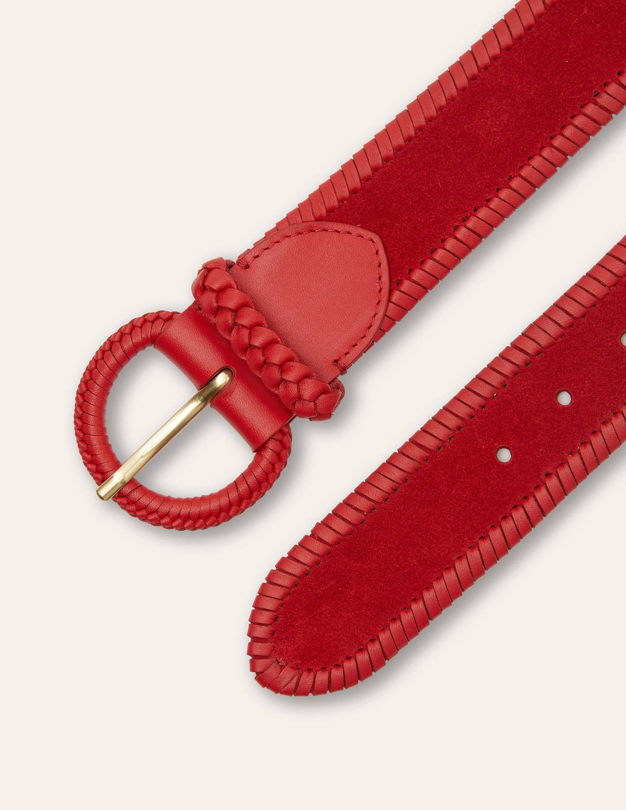 Ceinture tissée-Rouge - Image 2