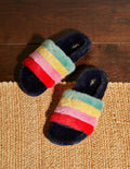 Chaussons en fausse fourrure-Multi