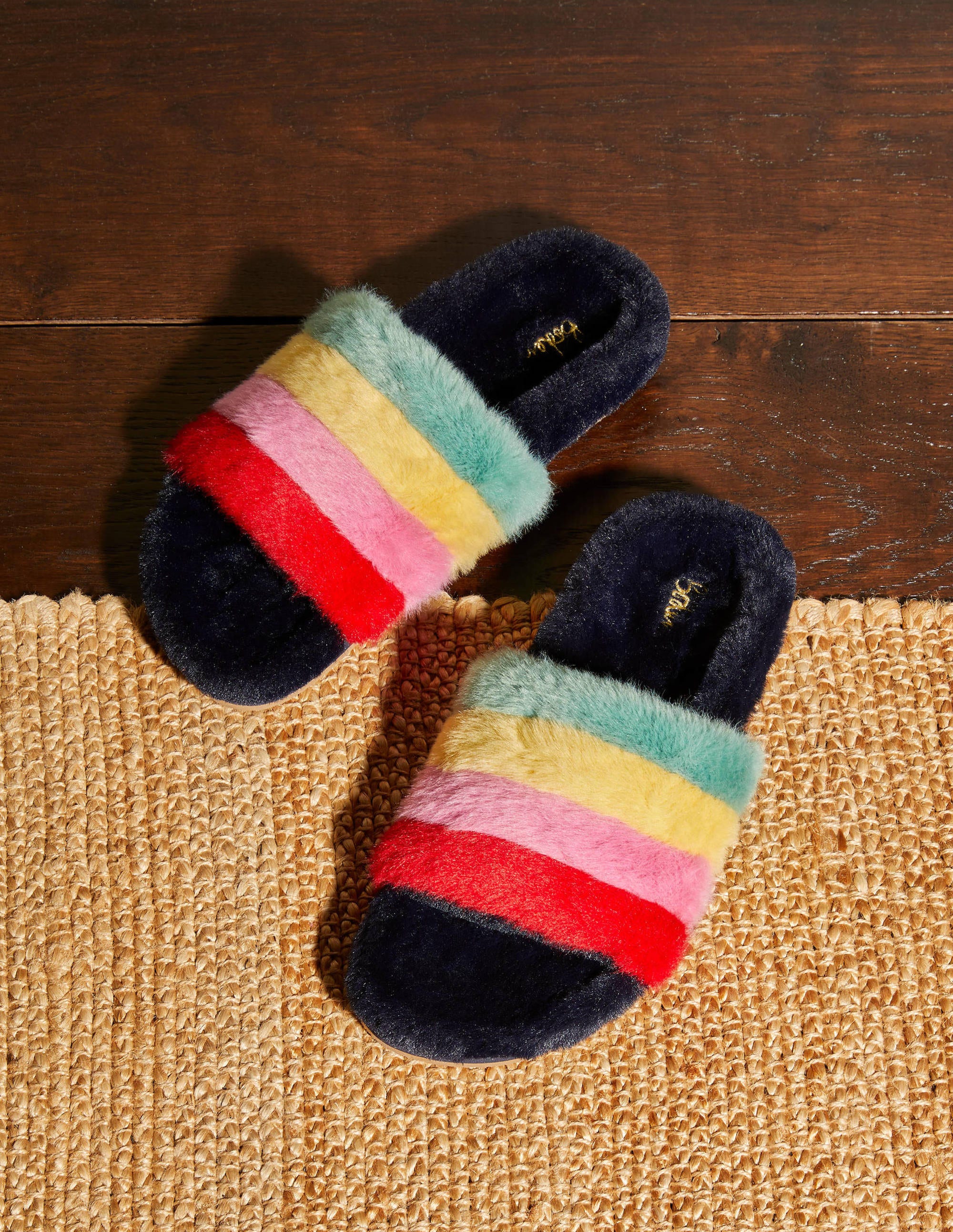 Chaussons en fausse fourrure-Multi - Image 1
