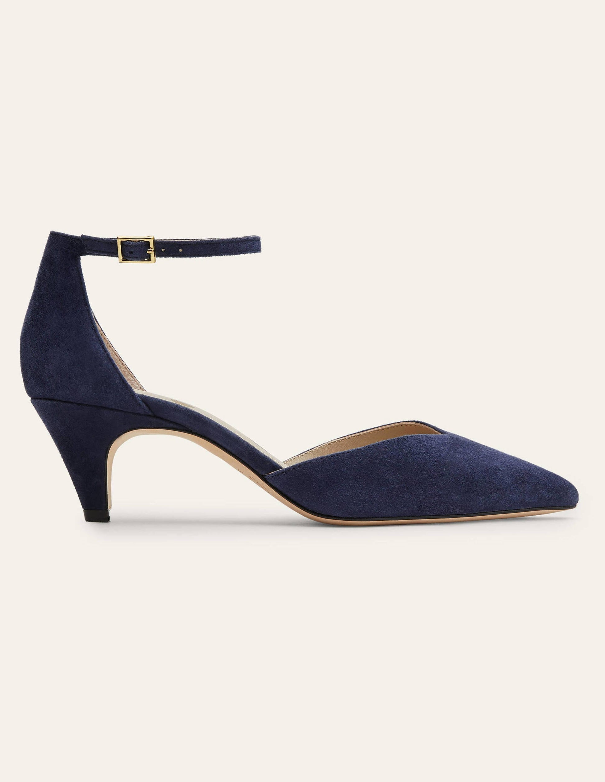 Pumps mit Knöchelriemen-Marineblau-2