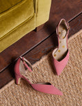 Ankle Strap Heels-Dusk Cloud Pink