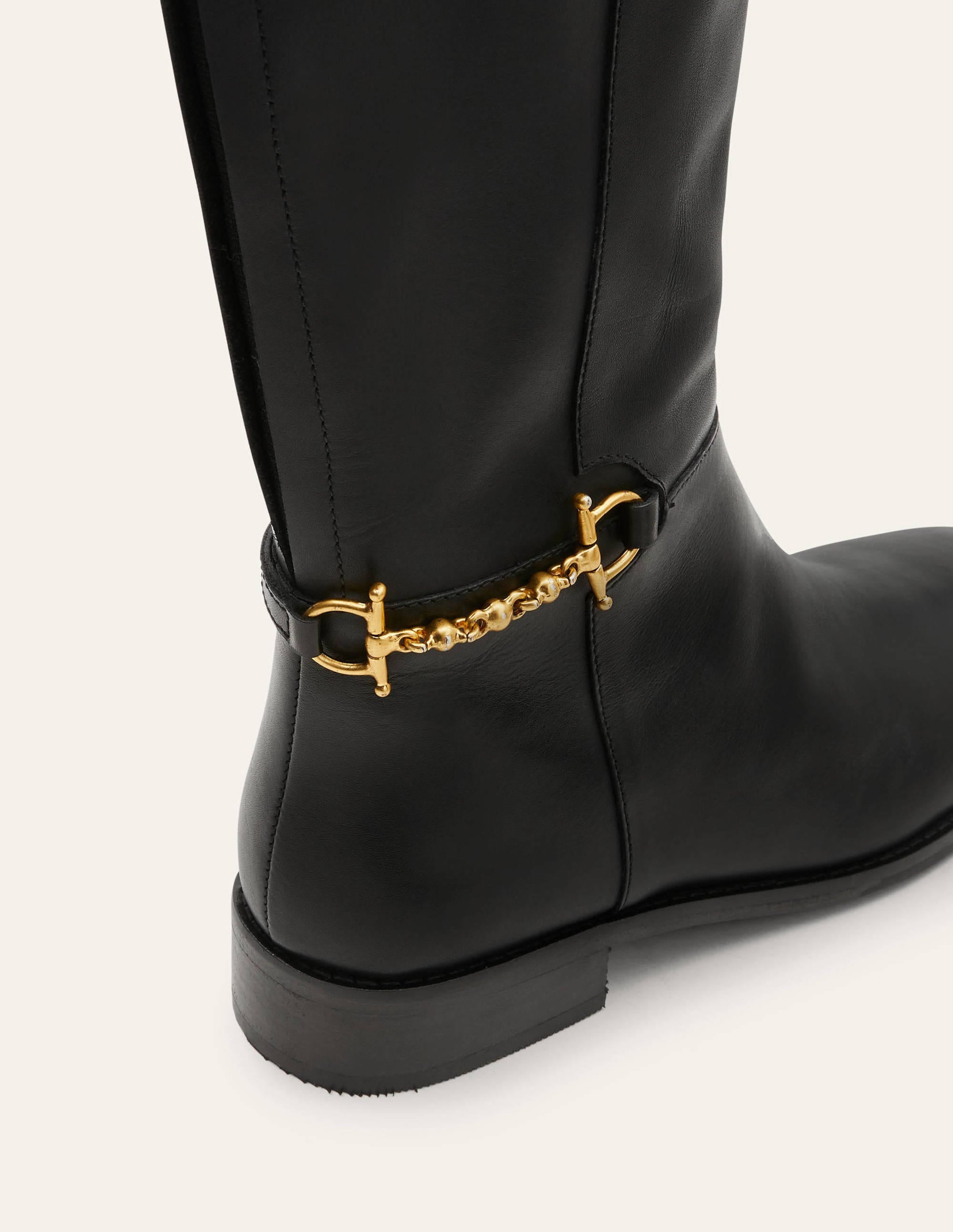 Reitstiefel mit Trense-Schwarz - Image 4
