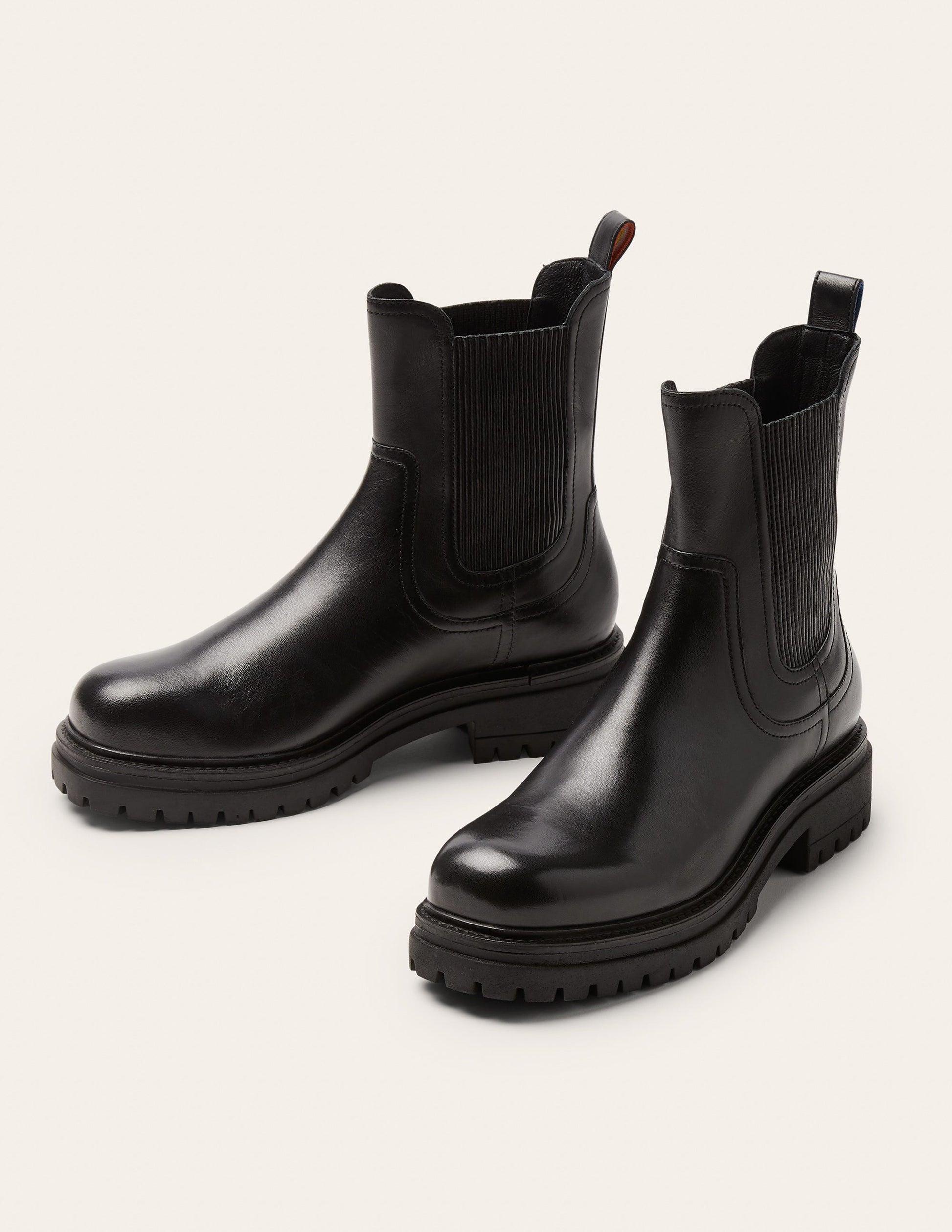 Bottines chelsea épaisses-Noir-2