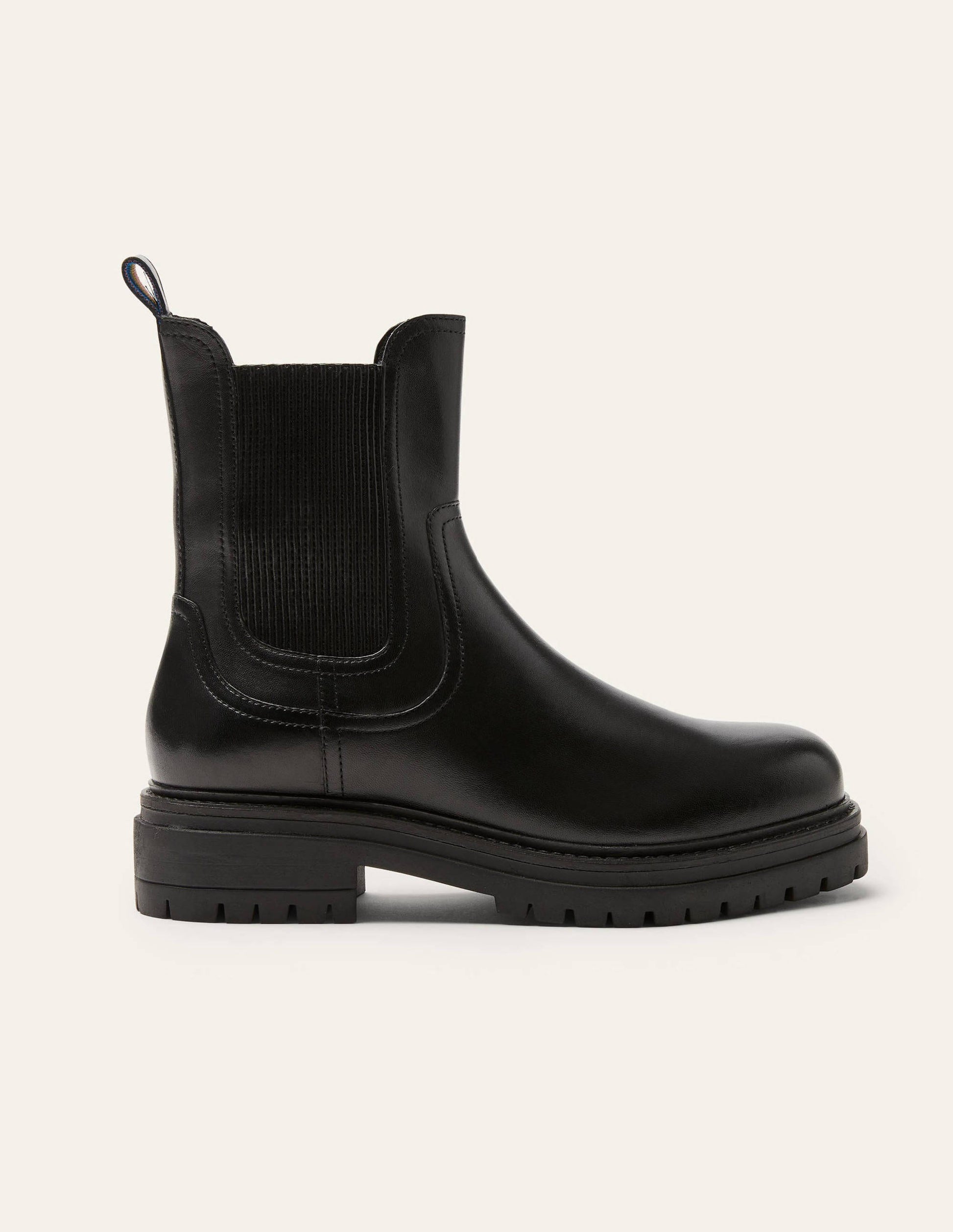 Bottines chelsea épaisses-Noir-4