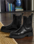 Bottines chelsea épaisses-Noir