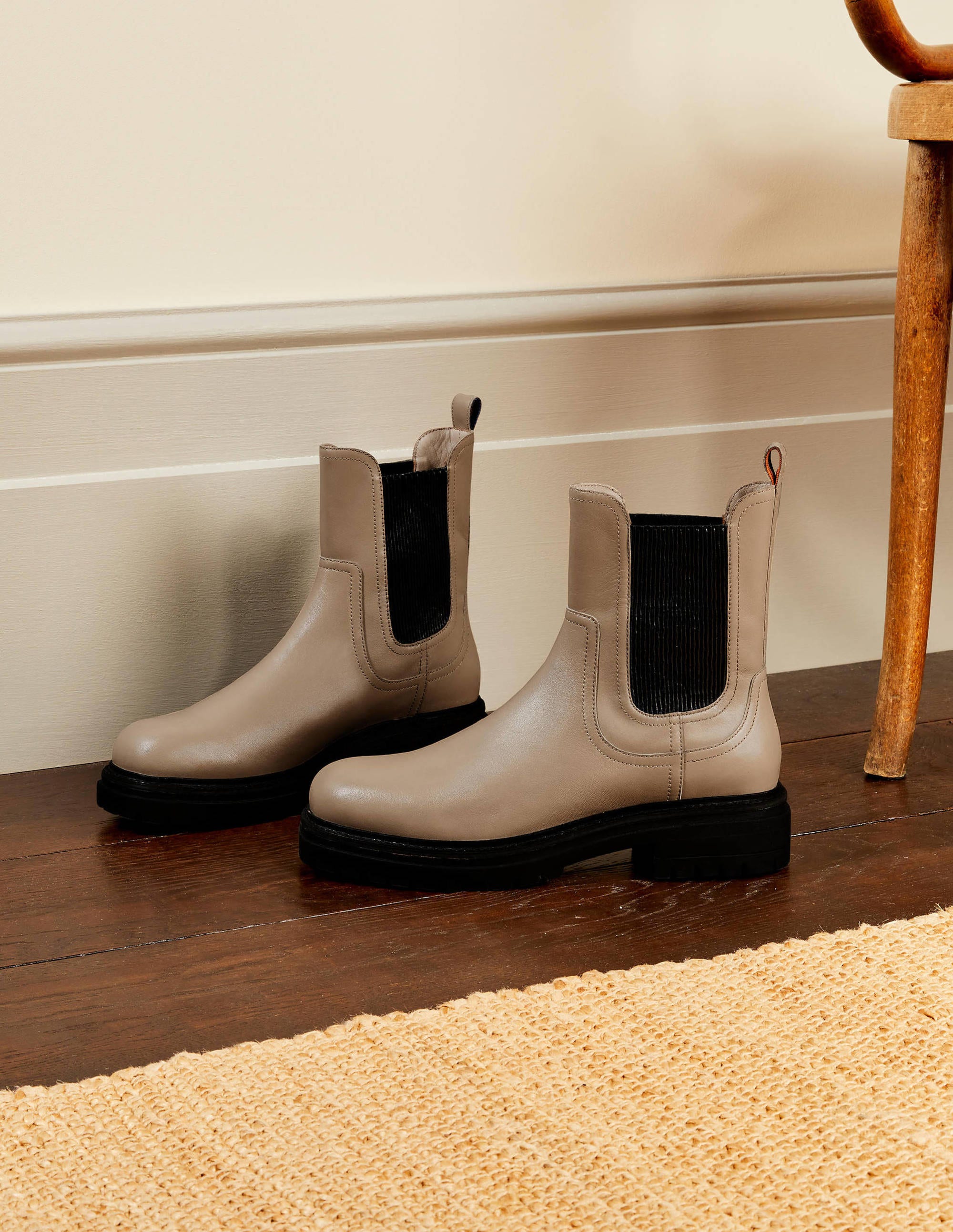 Robuste Chelsea-Boots-Cremelikör - Image 1