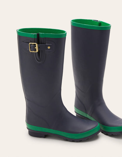 Gummistiefel-Navy/Schottengrün-2