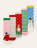 Knöchelsocken im 5er-Pack-Mini-Version, Festlich
